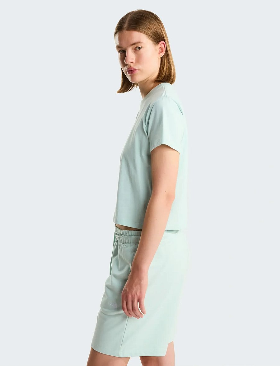 The North Face - W ESSENTIAL REGULAR SHORT SLEEVE CUTIE T - alussärgid ja t-särgid - opal frost - 4