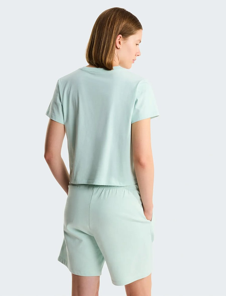 The North Face - W ESSENTIAL REGULAR SHORT SLEEVE CUTIE T - alussärgid ja t-särgid - opal frost - 5