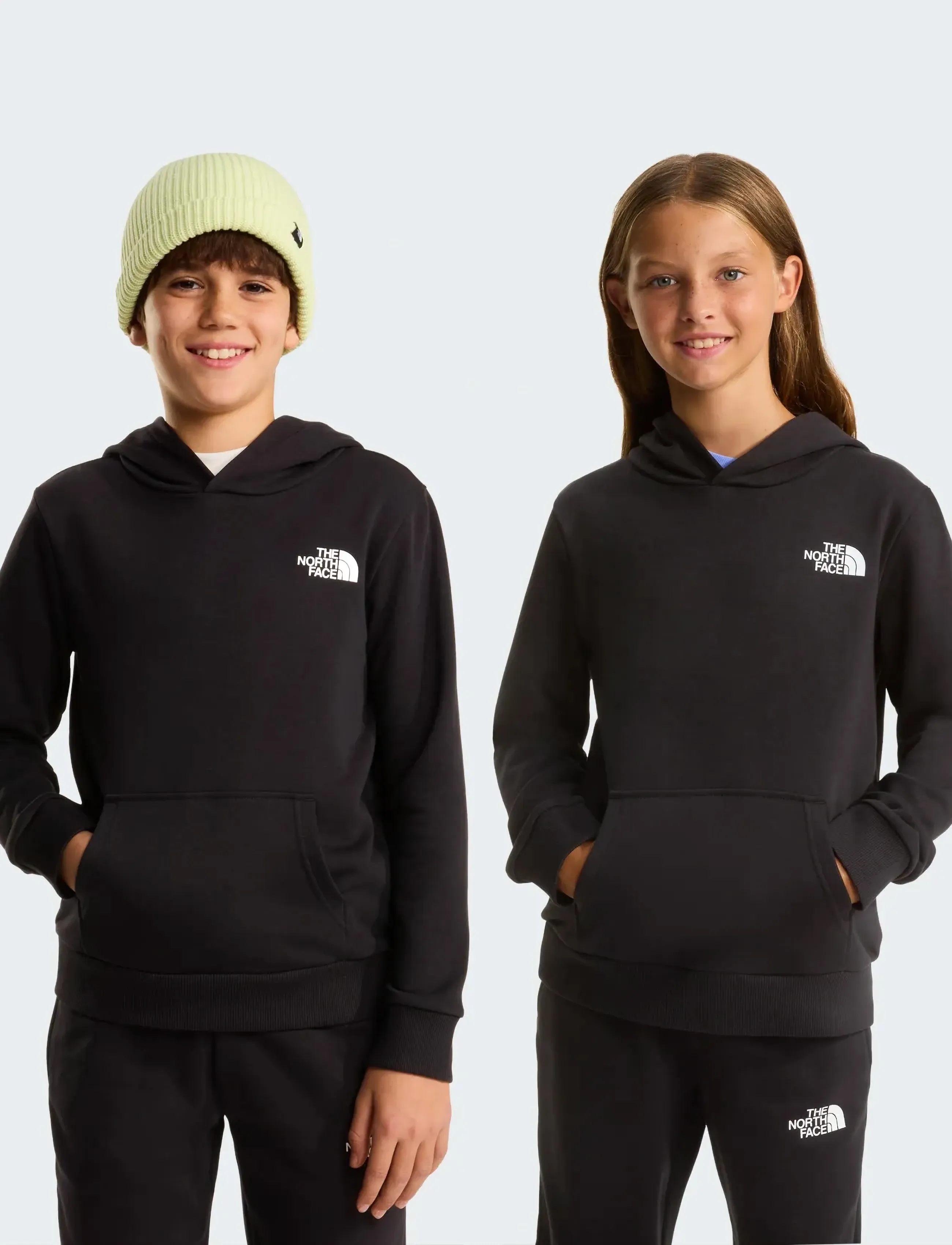 The North Face TEEN SIMPLE DOME LIGHT REG HOODIE - Överdelar - TNF BLACK / black