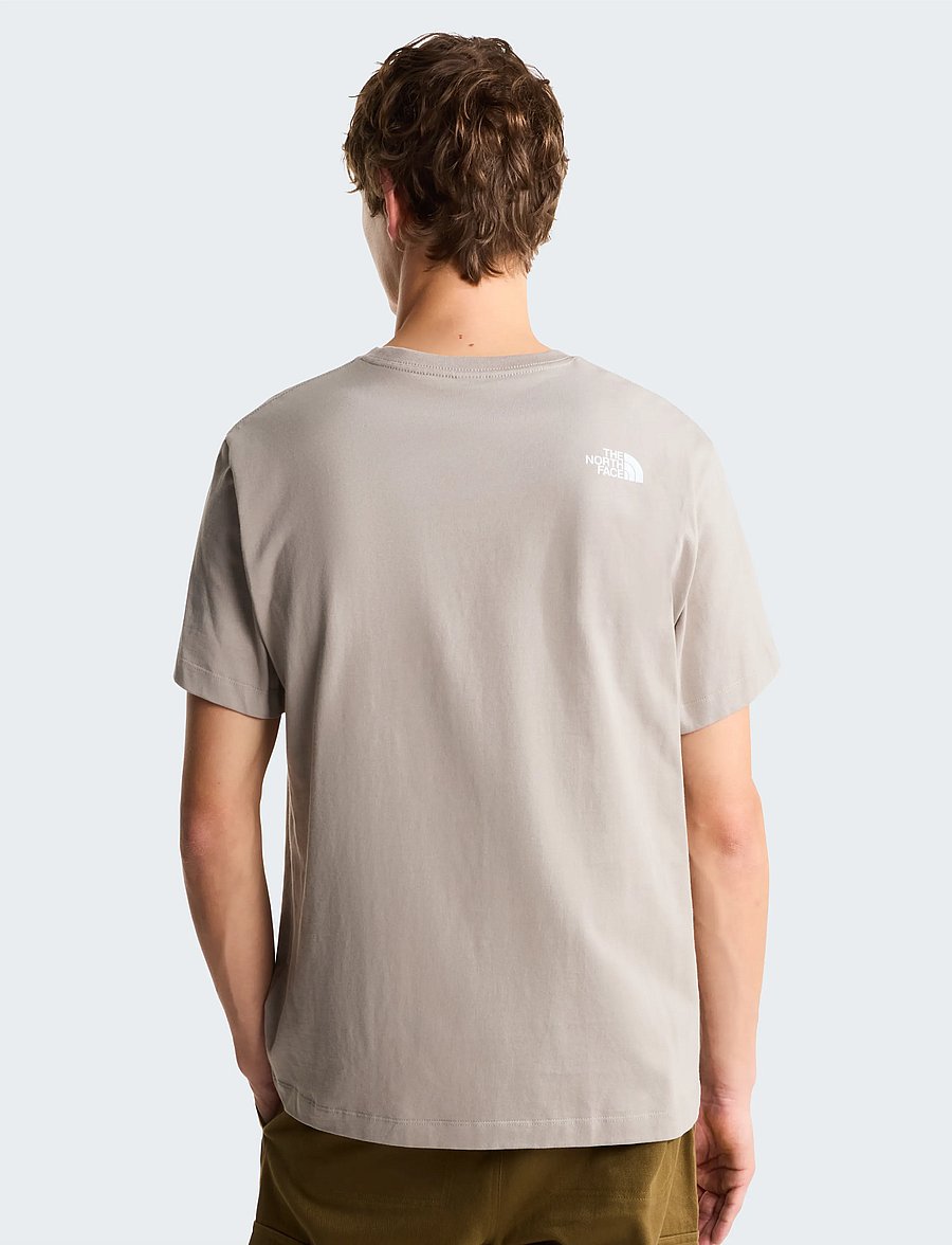 The North Face - M MOUNTAIN LOGO RLX SS TEE-GRAPHIC - t-shirts - stone slab - 5
