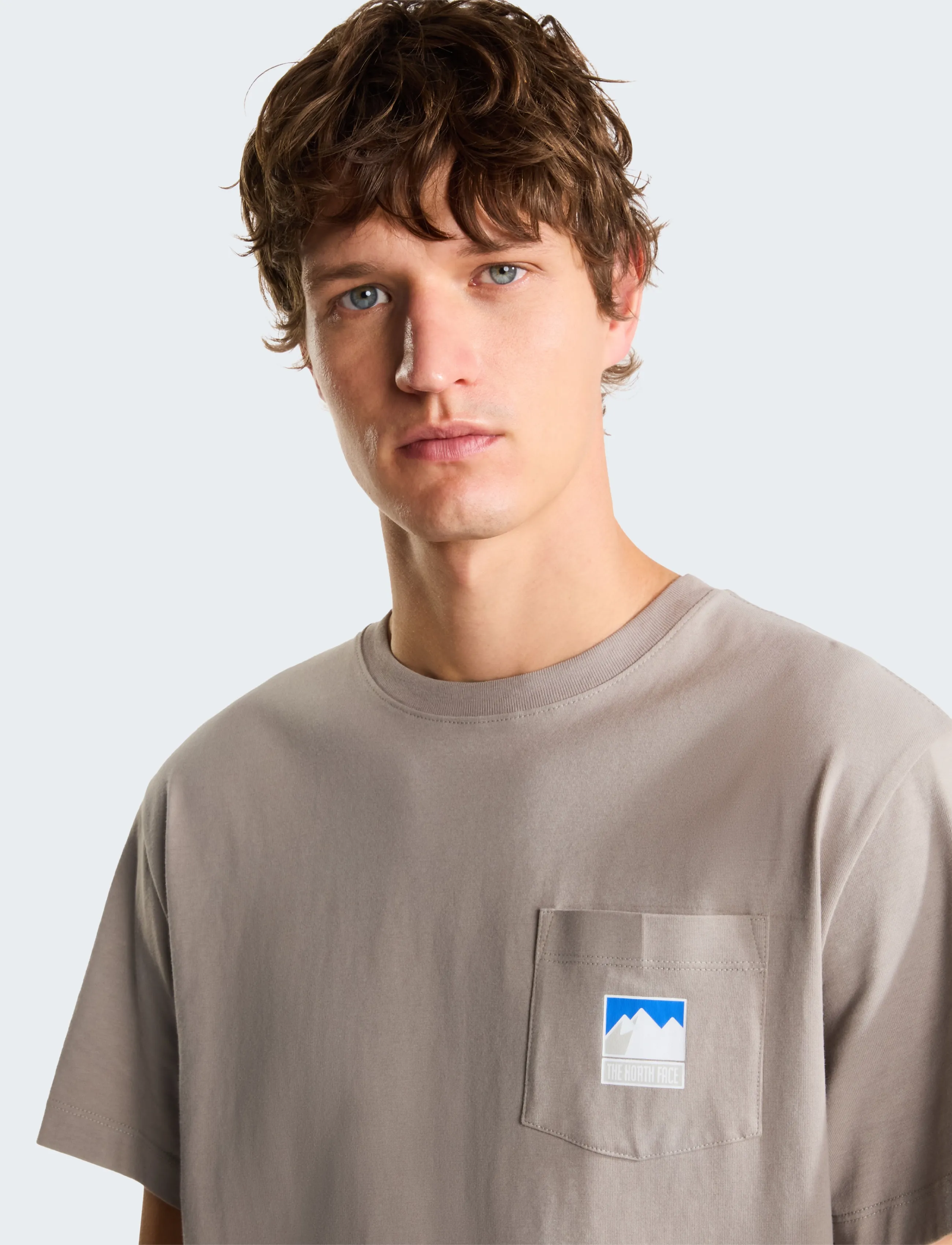THE NORTH FACE M Mountain Logo Rlx Ss Tee-Graphic t-shirts med tryck herr – bild 5