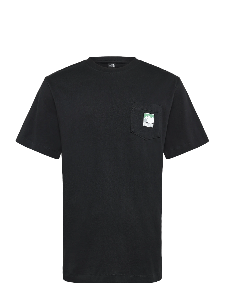 The North Face - M MOUNTAIN LOGO RLX SS TEE-GRAPHIC - alussärgid ja t-särgid - tnf black - 1