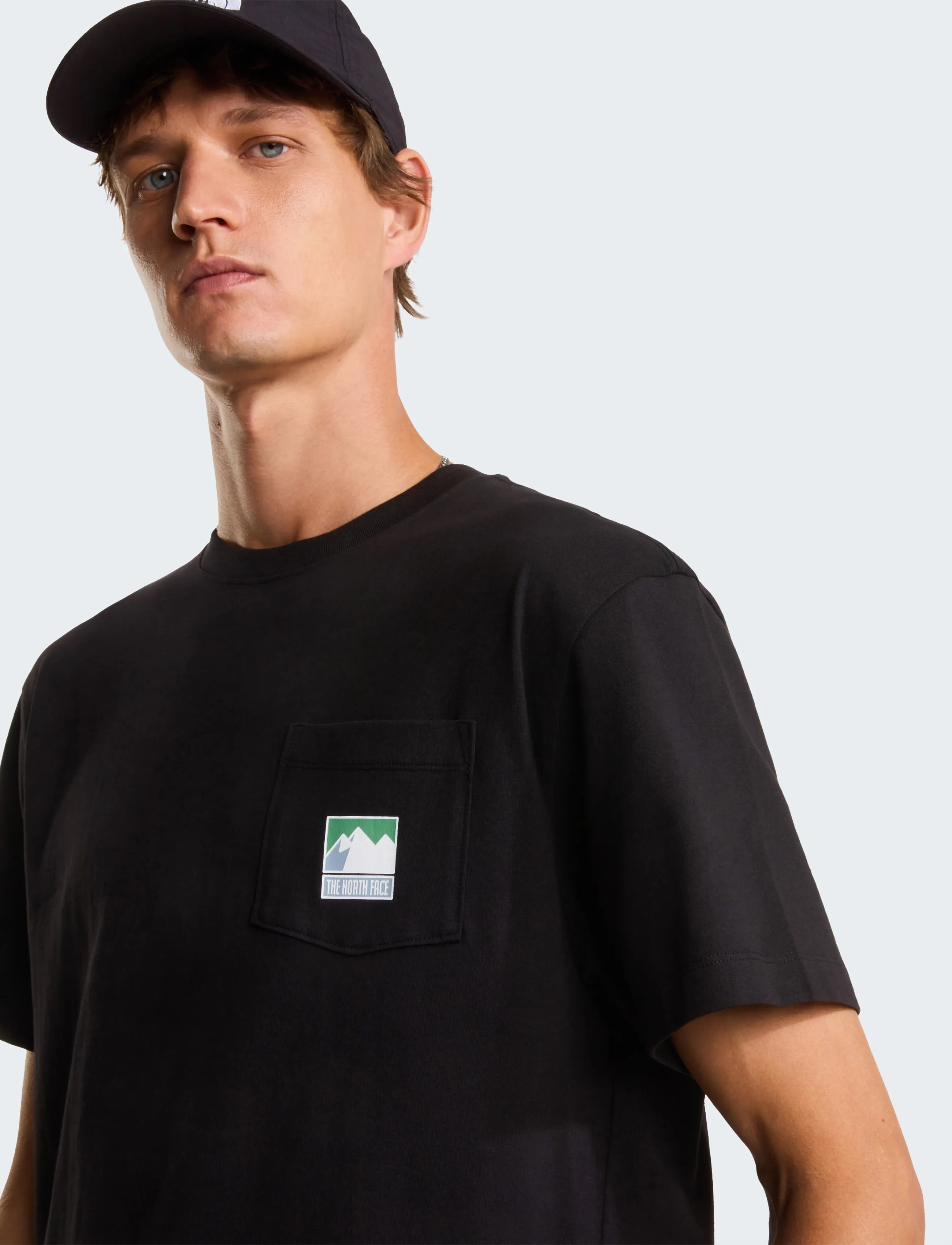 THE NORTH FACE M Mountain Logo Rlx Ss Tee-Graphic t-shirts med tryck herr – bild 5
