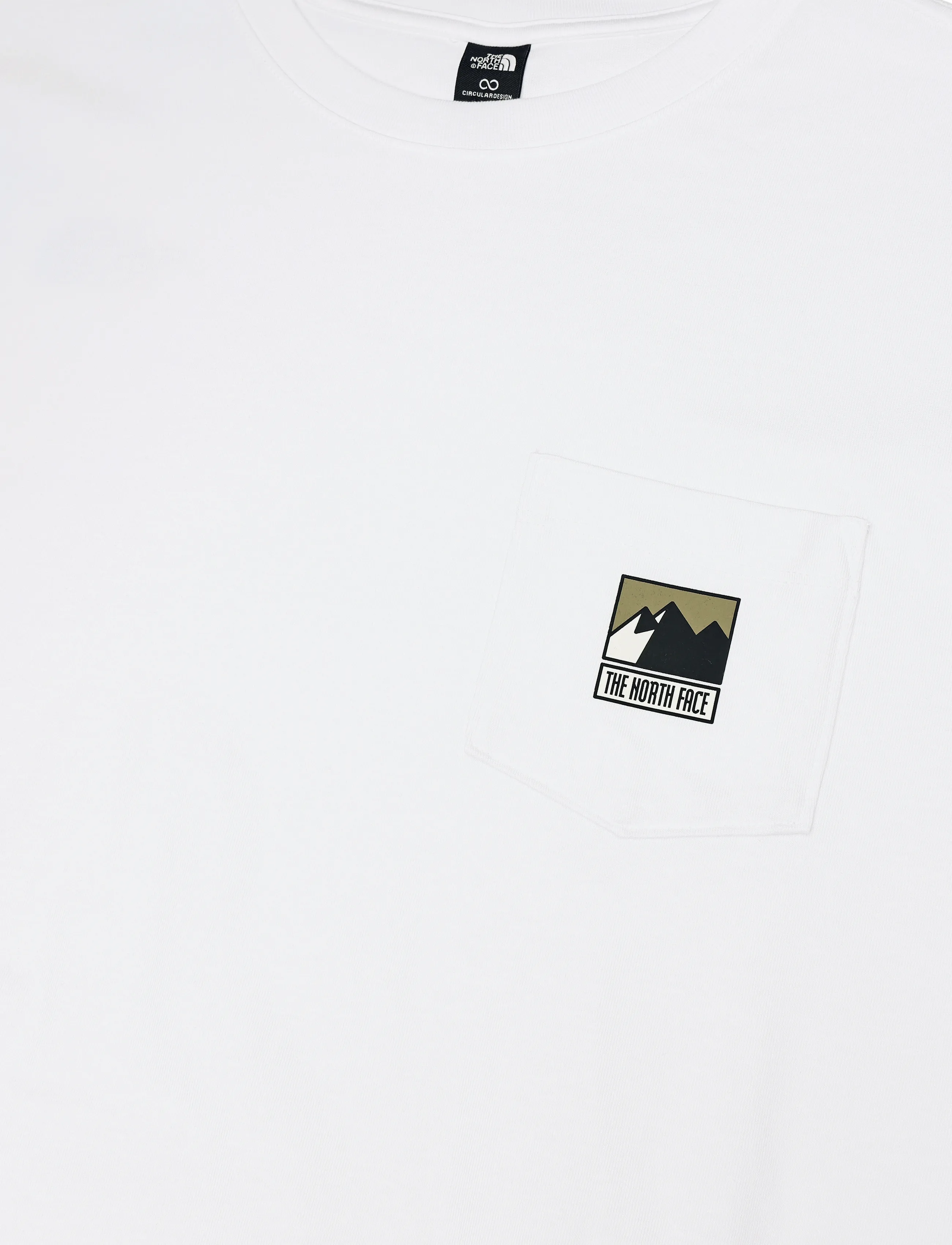 The North Face - M MOUNTAIN LOGO RLX SS TEE-GRAPHIC - oberteile & t-shirts - tnf white - 2