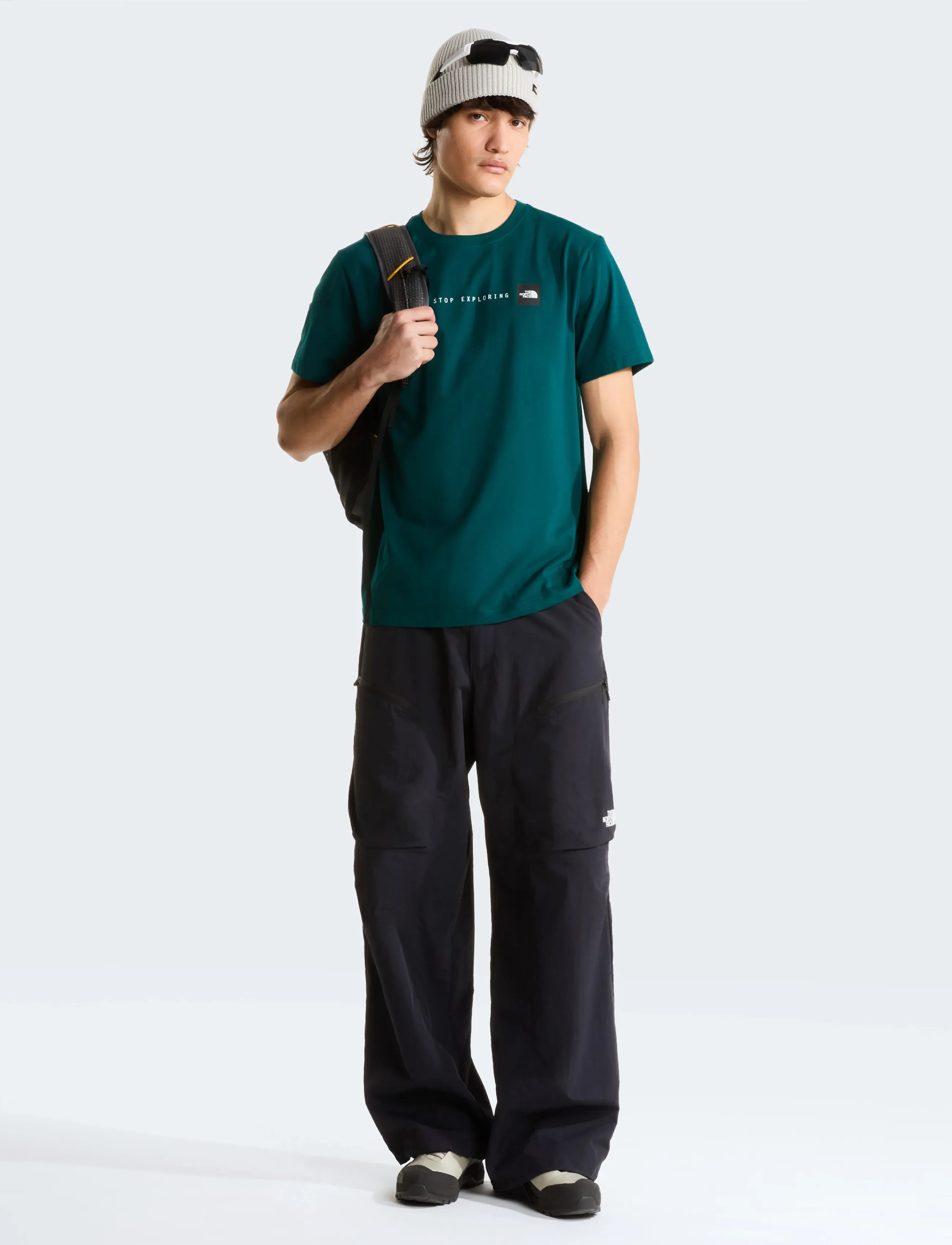 The North Face - M NSE REG SS TEE-GRAPHIC - oberteile & t-shirts - pacific teal - 3