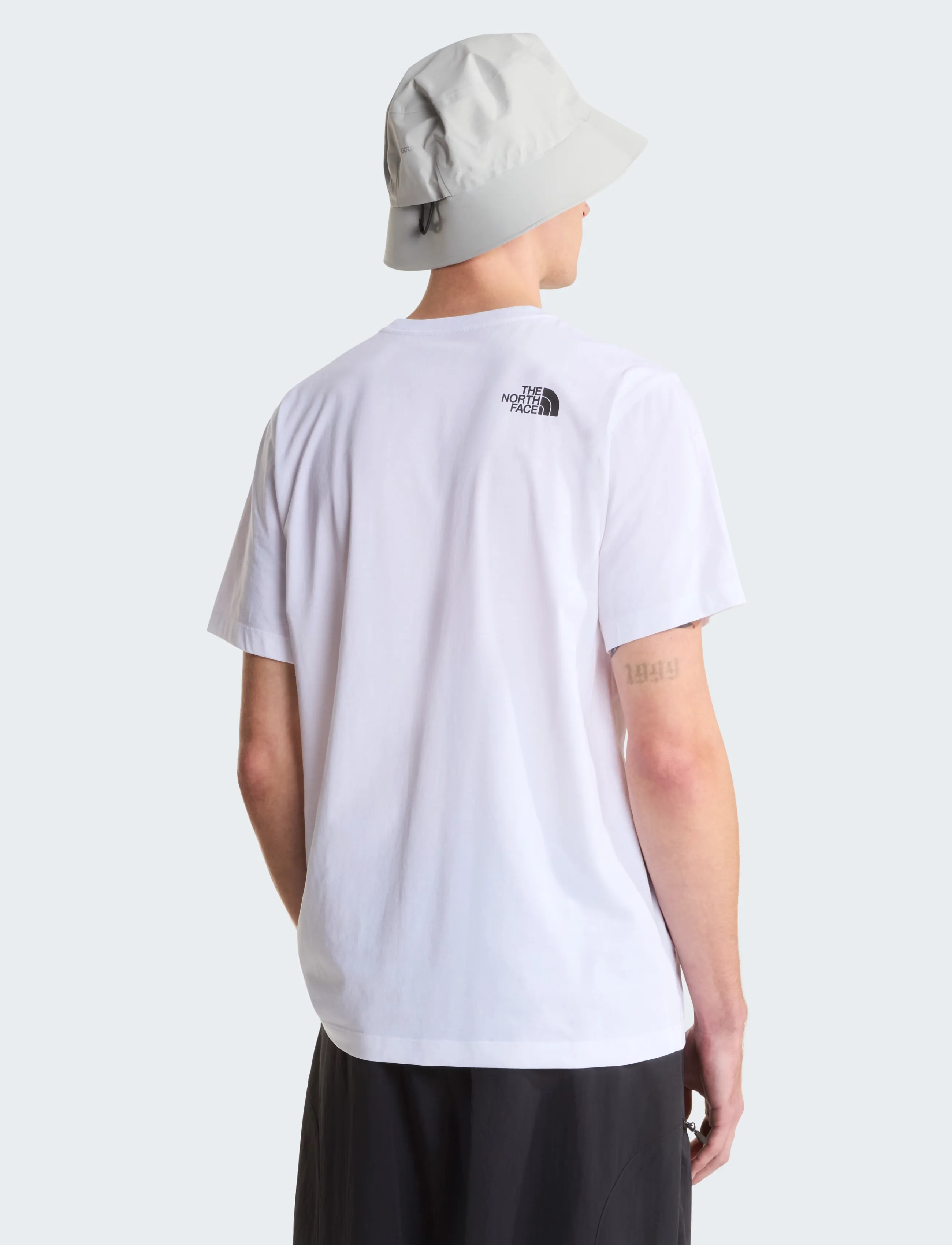 The North Face - M NSE REG SS TEE-GRAPHIC - t-shirts - tnf white/tnf black - 5