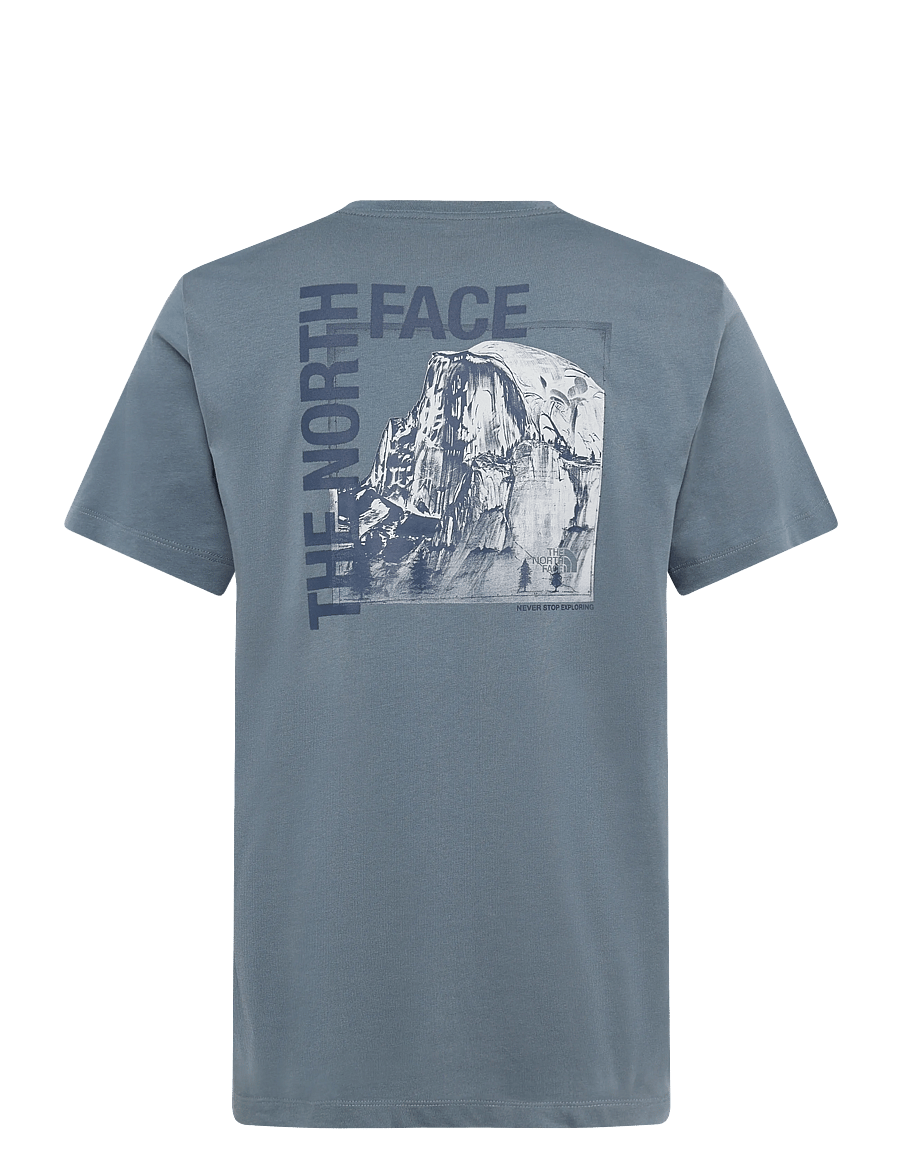 The North Face - M HALF DOME PHOTO REG SS TEE-GRAPHIC - oberteile & t-shirts - granite grey - 2