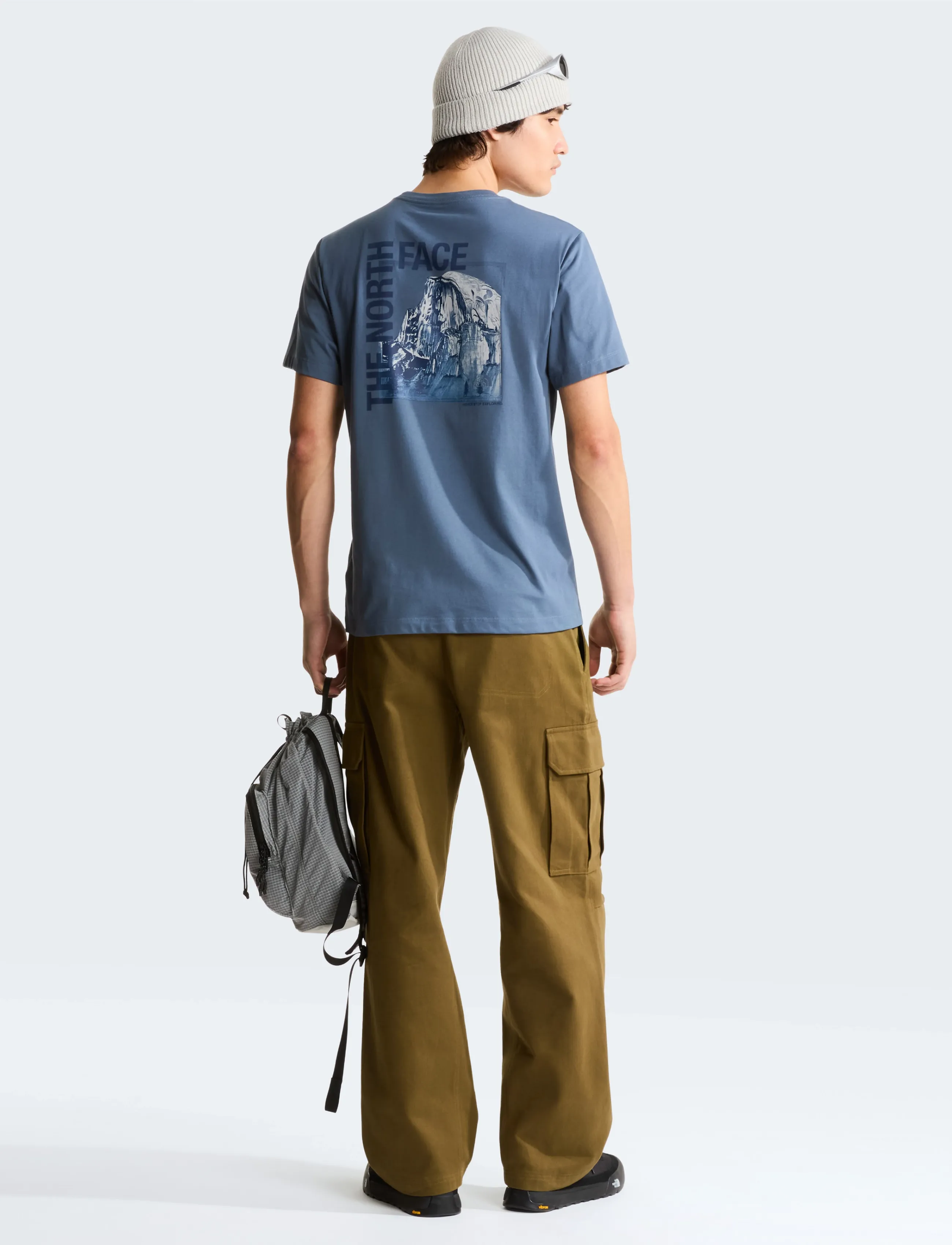 The North Face - M HALF DOME PHOTO REG SS TEE-GRAPHIC - oberteile - granite grey - 4