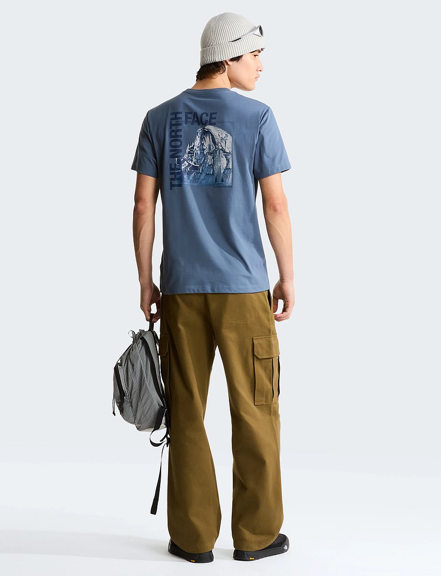 The North Face - M HALF DOME PHOTO REG SS TEE-GRAPHIC - oberteile & t-shirts - granite grey - 4