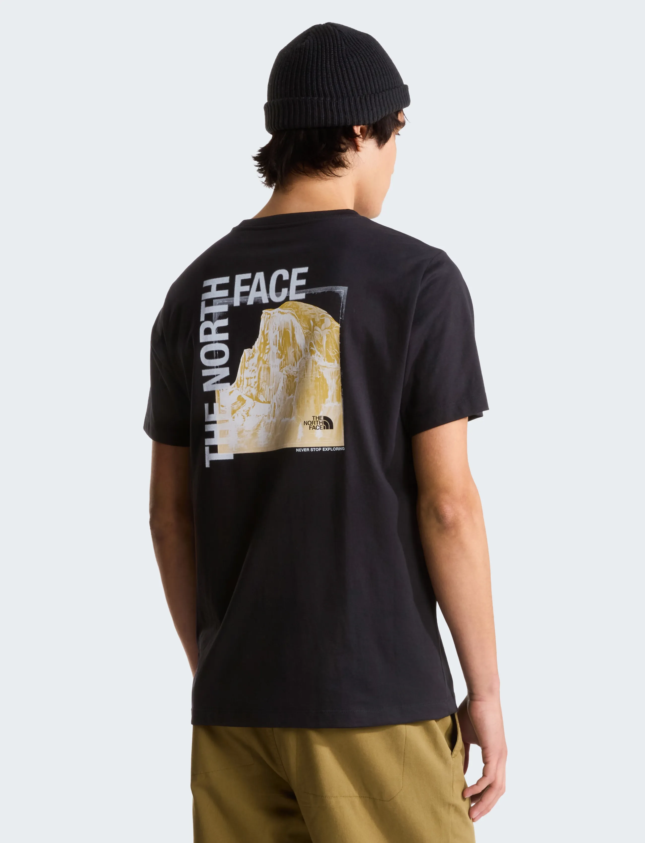 The North Face M HALF DOME PHOTO REG SS TEE-GRAPHIC - Kläder - TNF BLACK / black