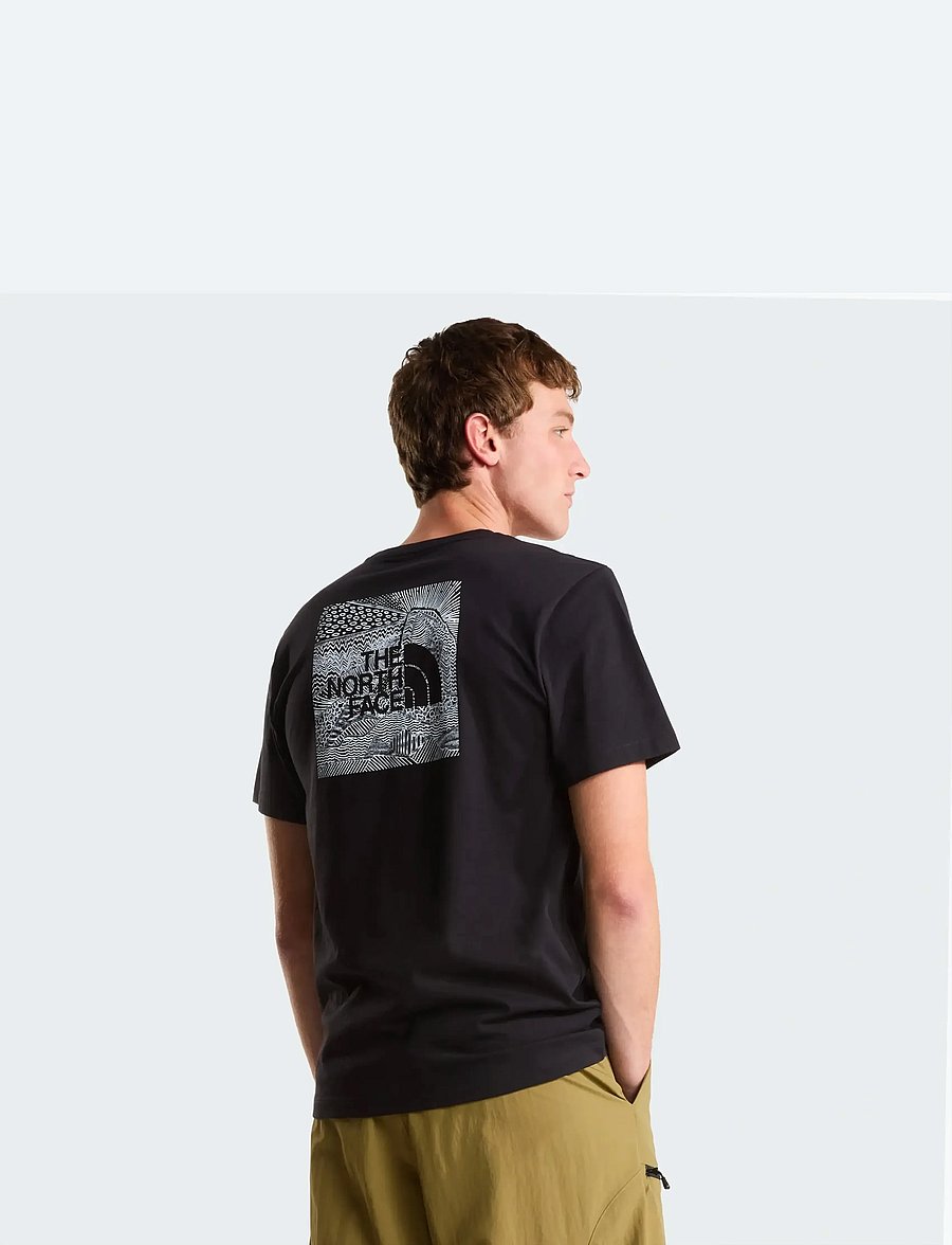 The North Face - M BOX NSE CELEBRATION REG SS TEE - t-shirts - tnf black - 0
