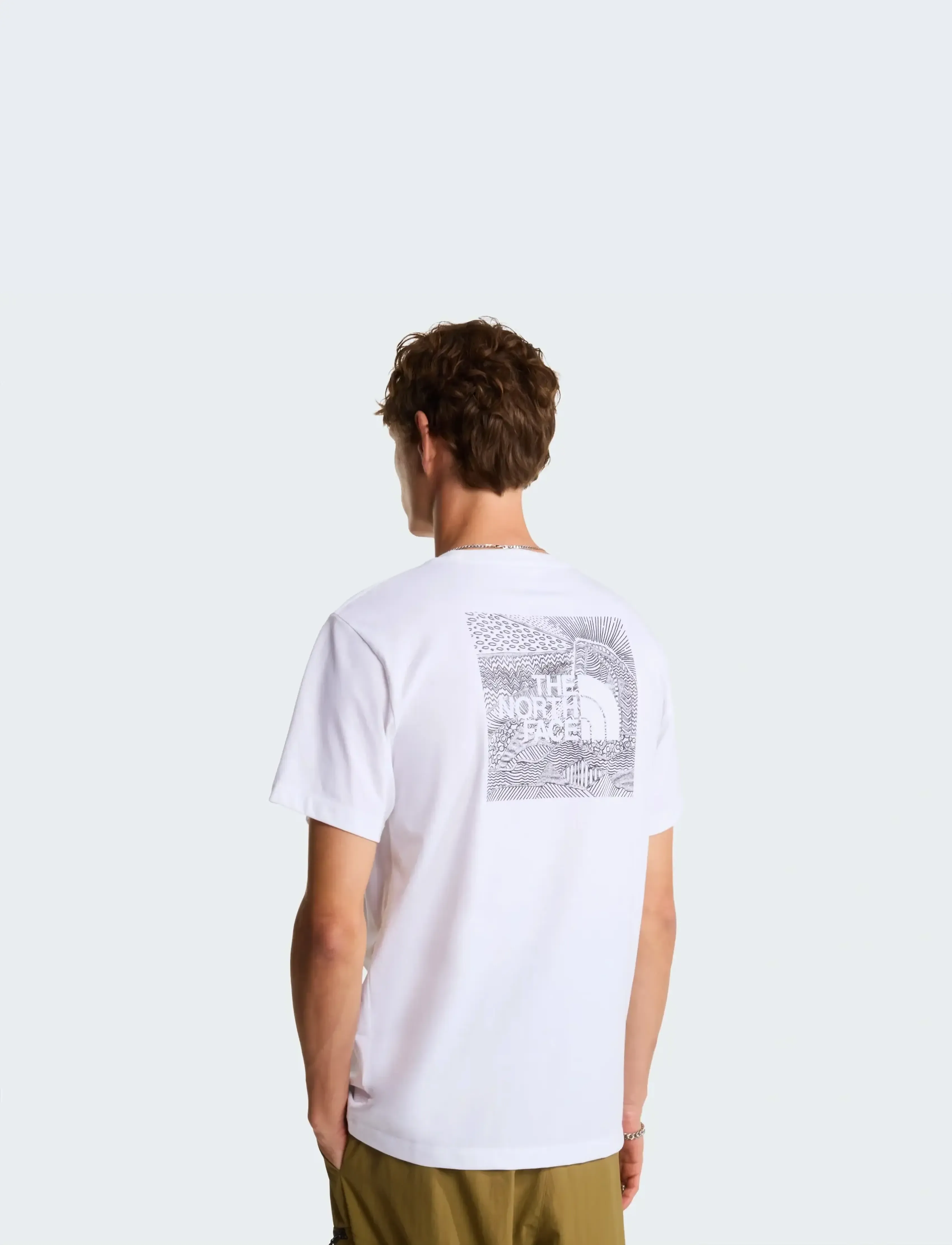 The North Face M BOX NSE CELEBRATION REGULAR SHORT SLEE - T-shirts - TNF WHITE / white