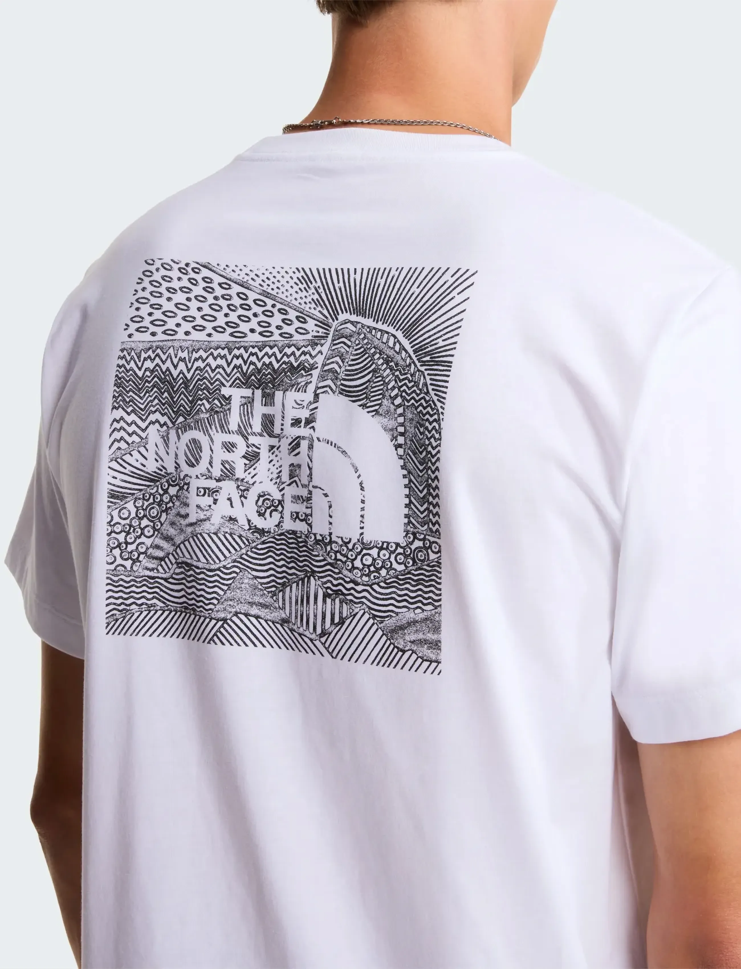 The North Face M BOX NSE CELEBRATION REG SS TEE - Kurzärmelige T-Shirts - TNF WHITE / white