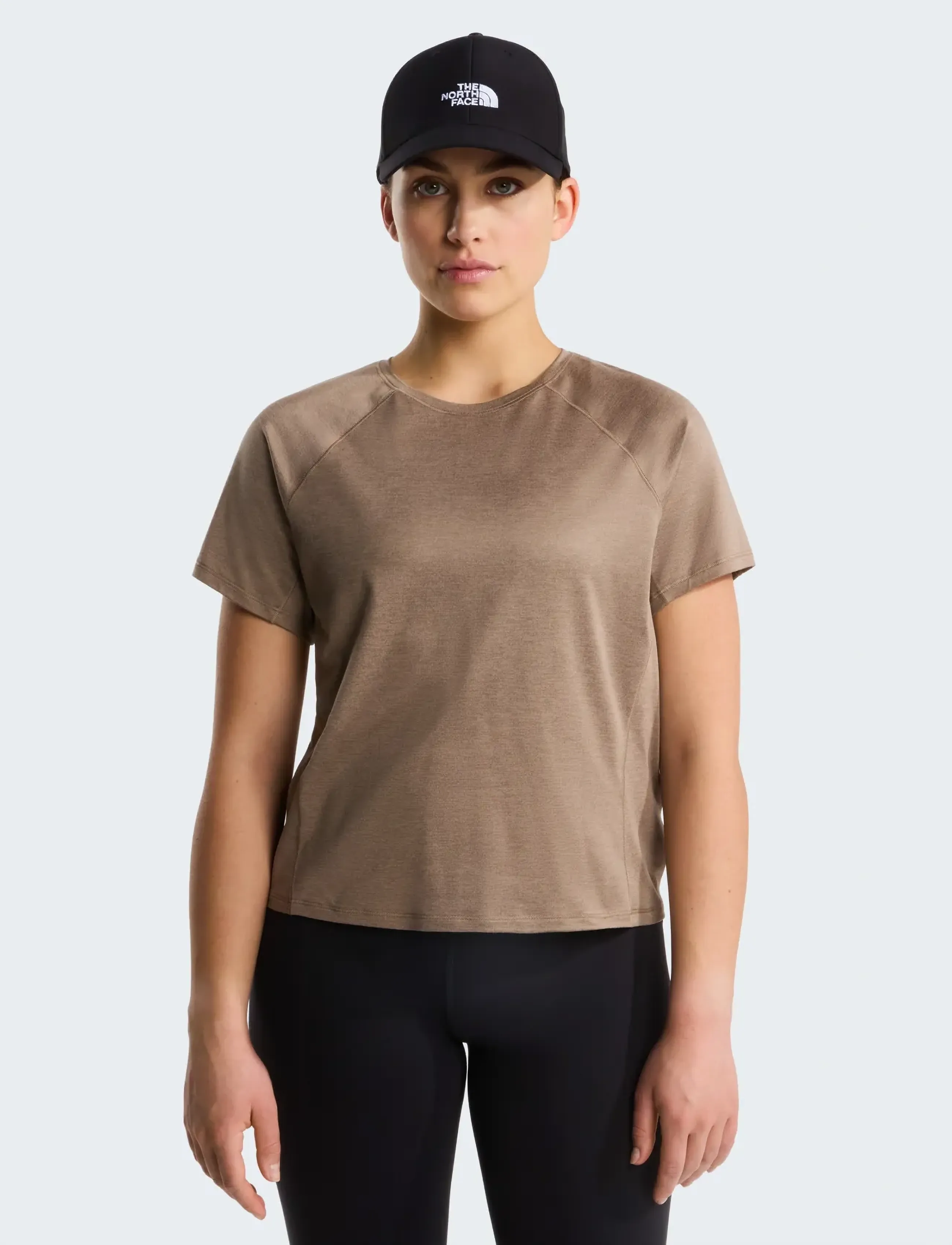 The North Face - W JAIDA SS TEE - t-shirts - garnet light heather - 0