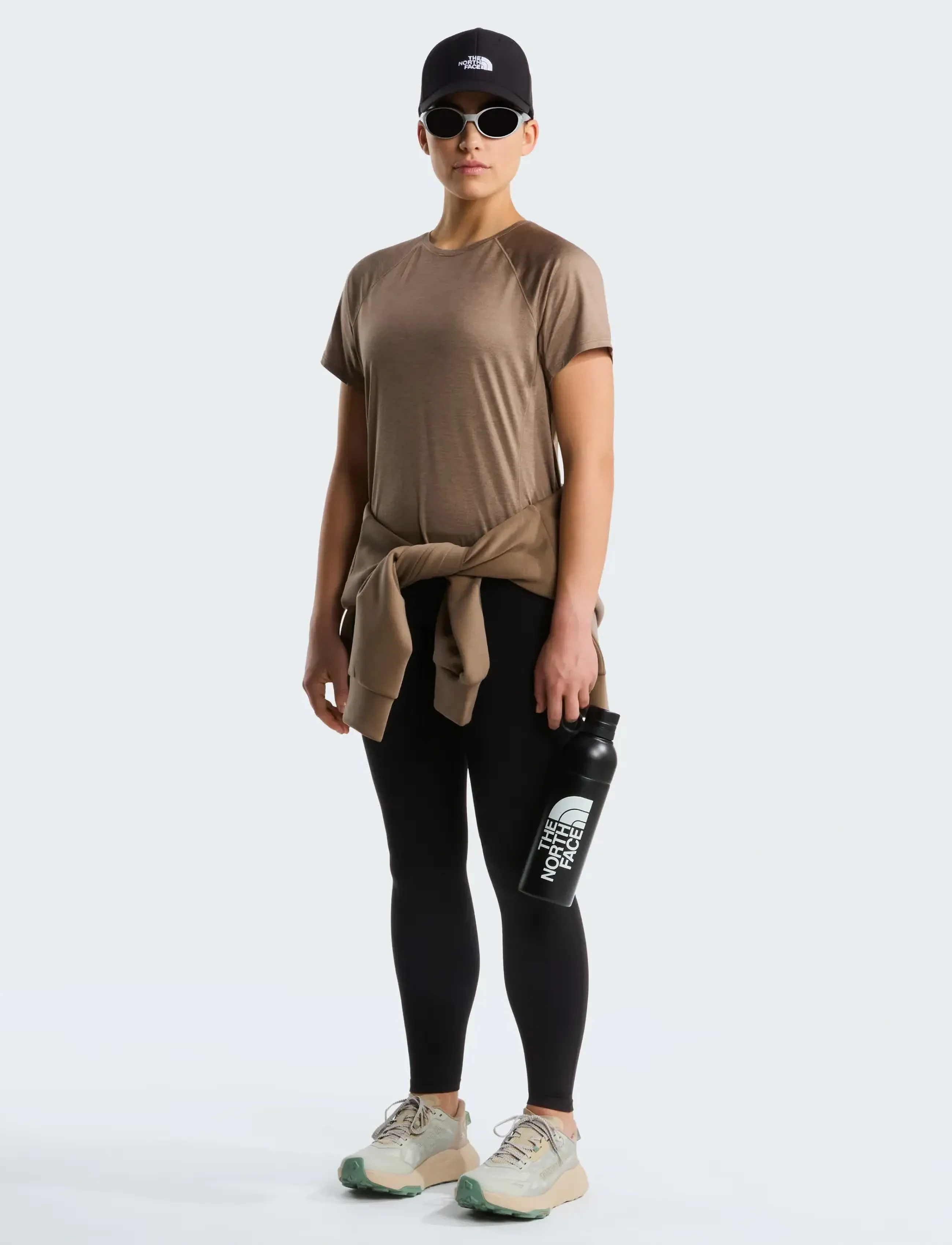 The North Face - W JAIDA SS TEE - t-shirts - garnet light heather - 3