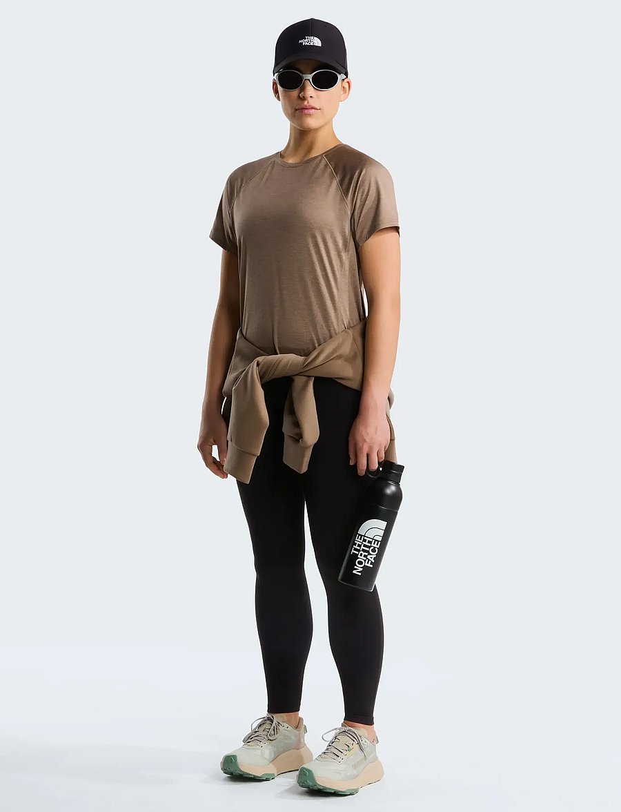 The North Face - W JAIDA SS TEE - t-shirts - garnet light heather - 3