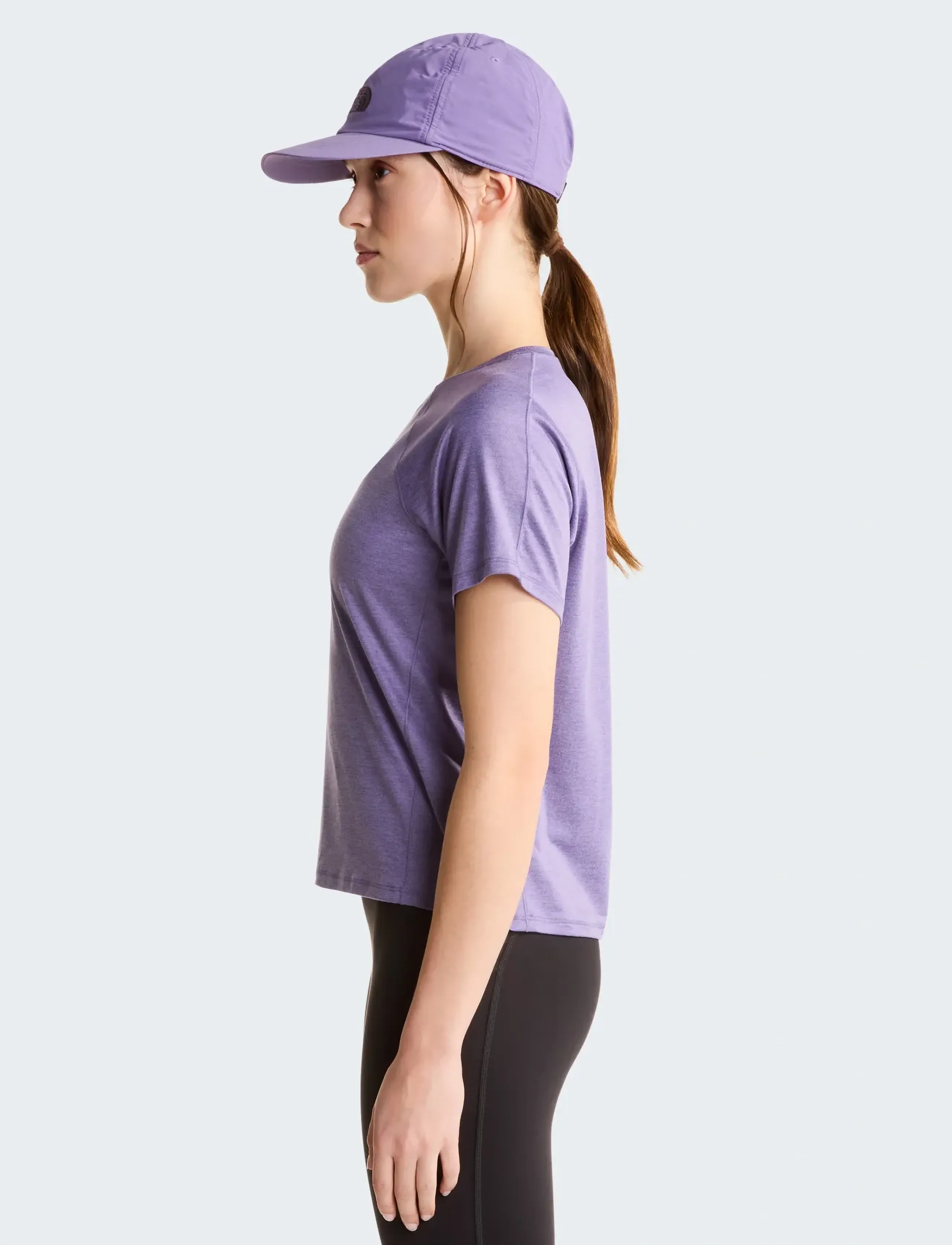 The North Face - W JAIDA SS TEE - t-särgid - grounded plum light hea - 4