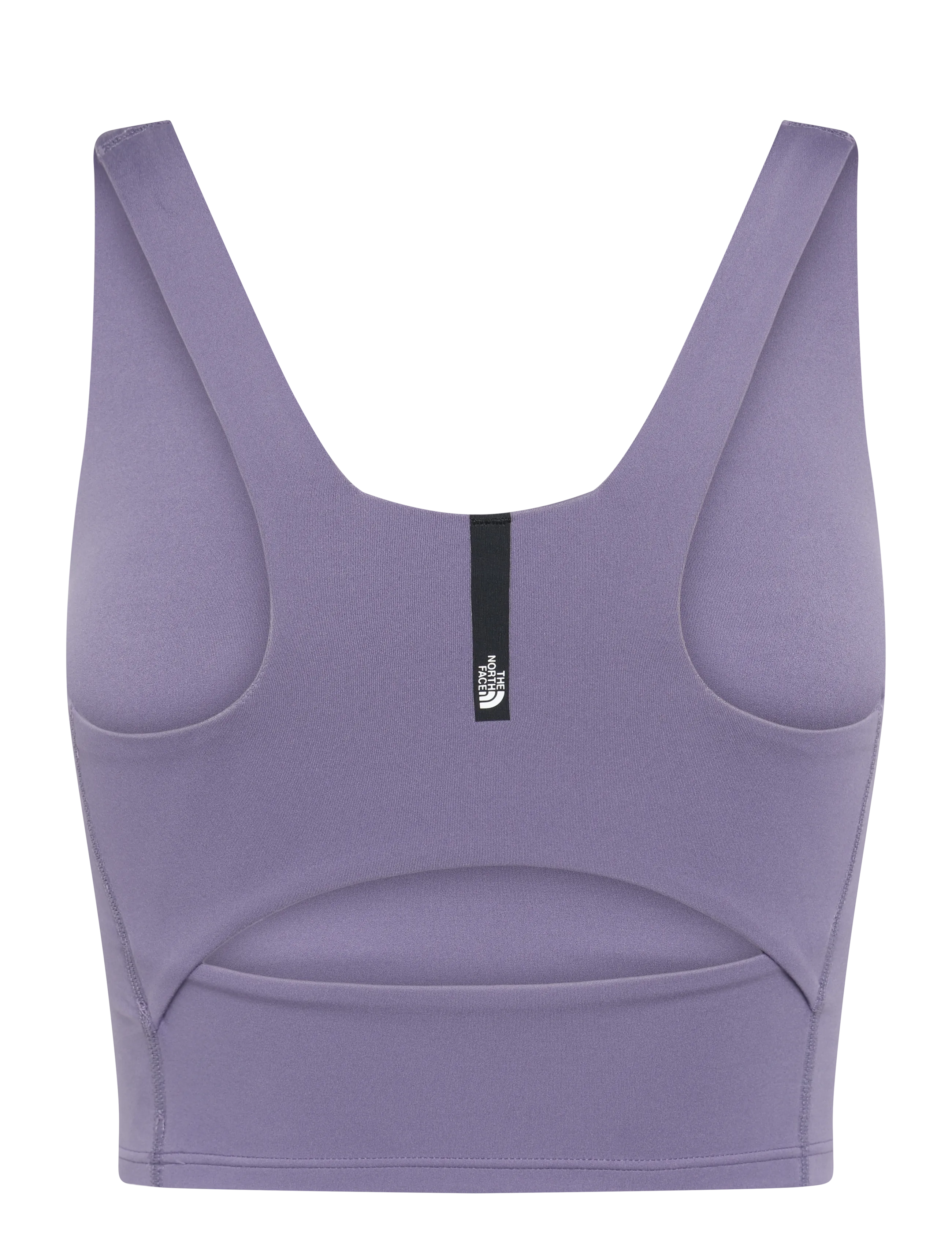 The North Face - W JAIDA LONG LINE BRA - spordi-rinnahoidjad - grounded plum - 2