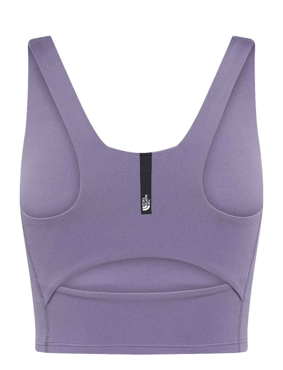 The North Face - W JAIDA LONG LINE BRA - spordi-rinnahoidjad - grounded plum - 2