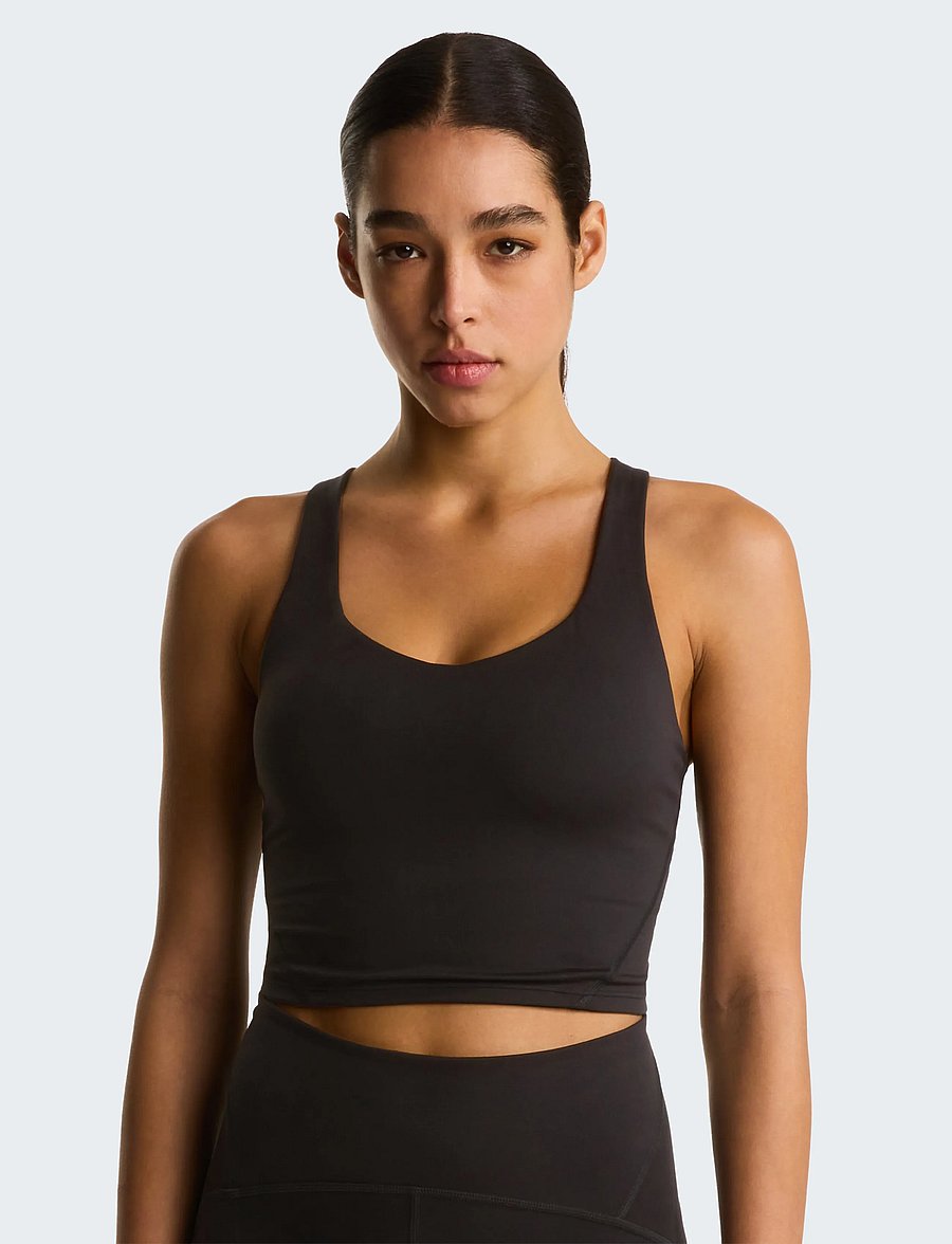 The North Face - W JAIDA LONG LINE BRA - sport-bhs - tnf black - 0