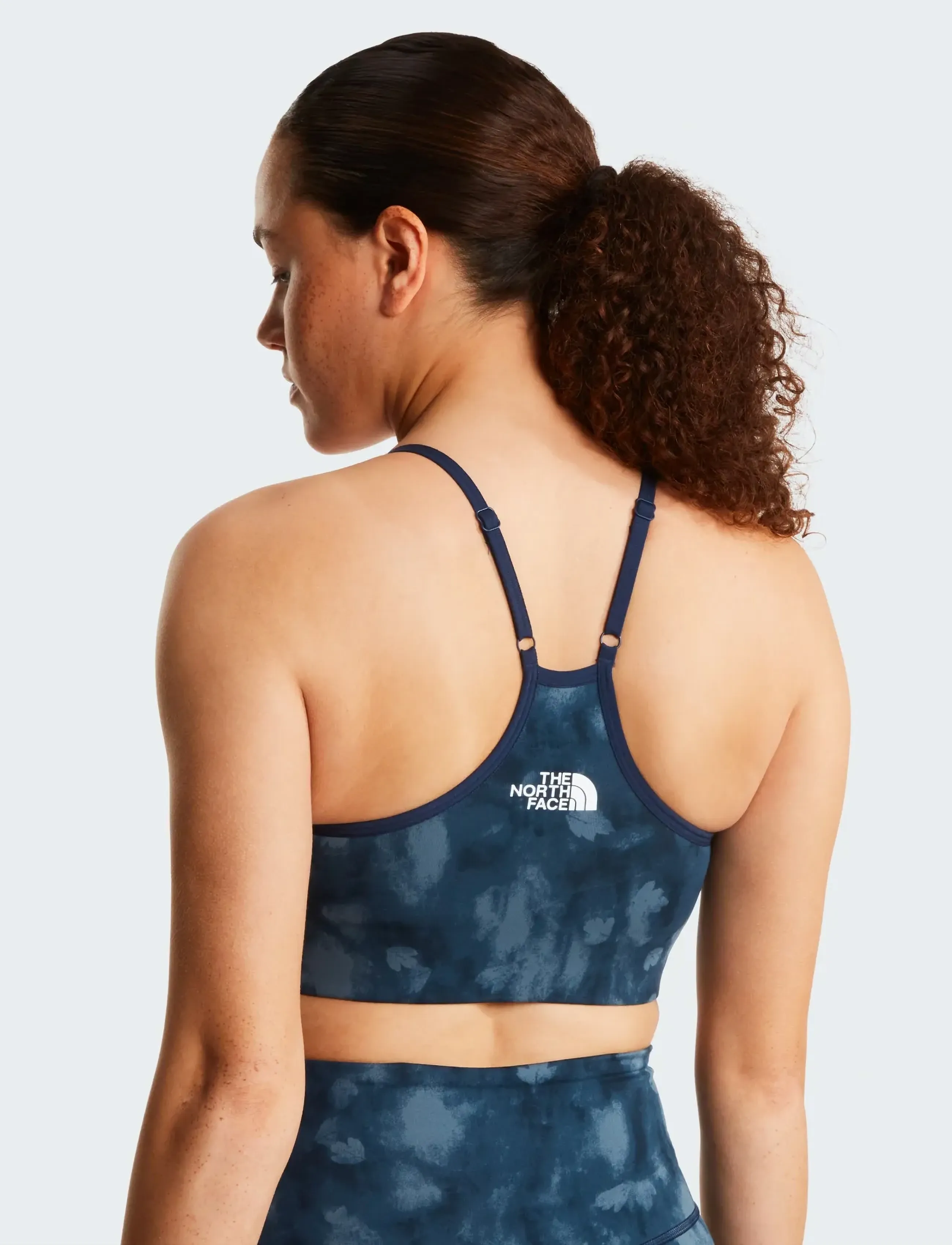 The North Face - W FLEX BRA - PRINT - sports bras - summit navy diffused na - 0