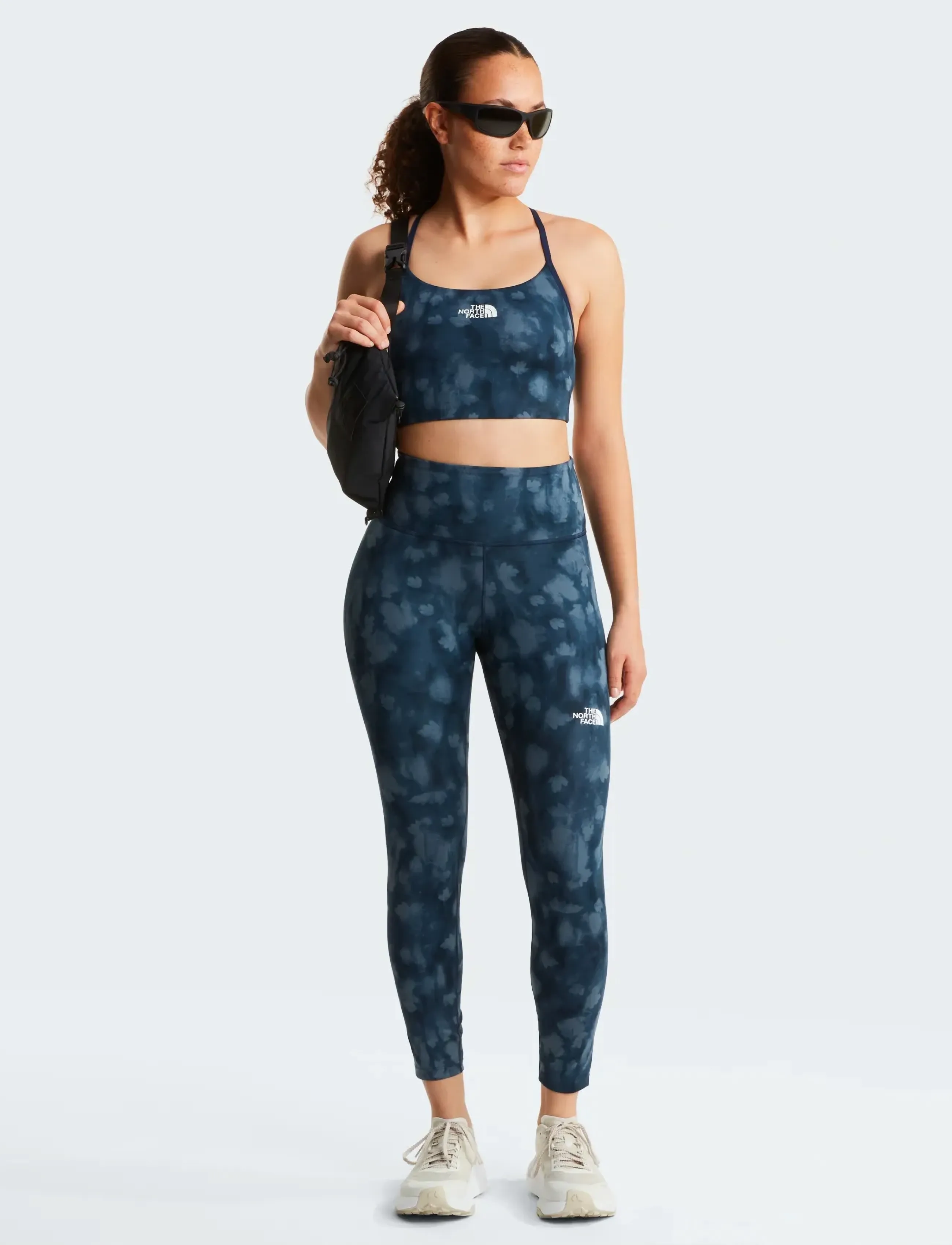 The North Face - W FLEX BRA - PRINT - sport-bhs - summit navy diffused na - 4