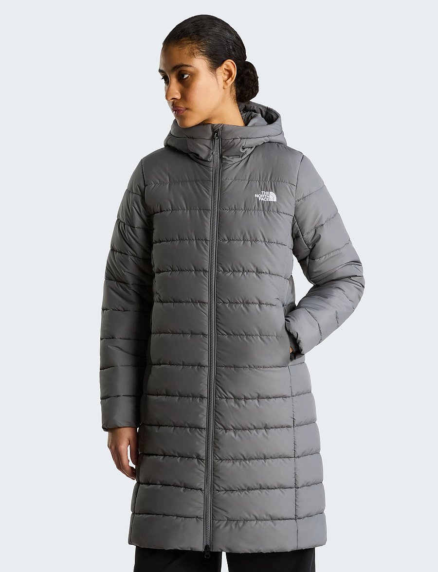 The North Face - W ACONCAGUA HOODED PARKA - vinterjackor - smoked pearl - 0