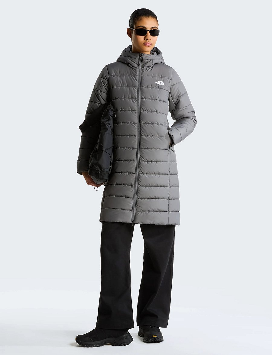 The North Face - W ACONCAGUA HOODED PARKA - vinterjackor - smoked pearl - 3