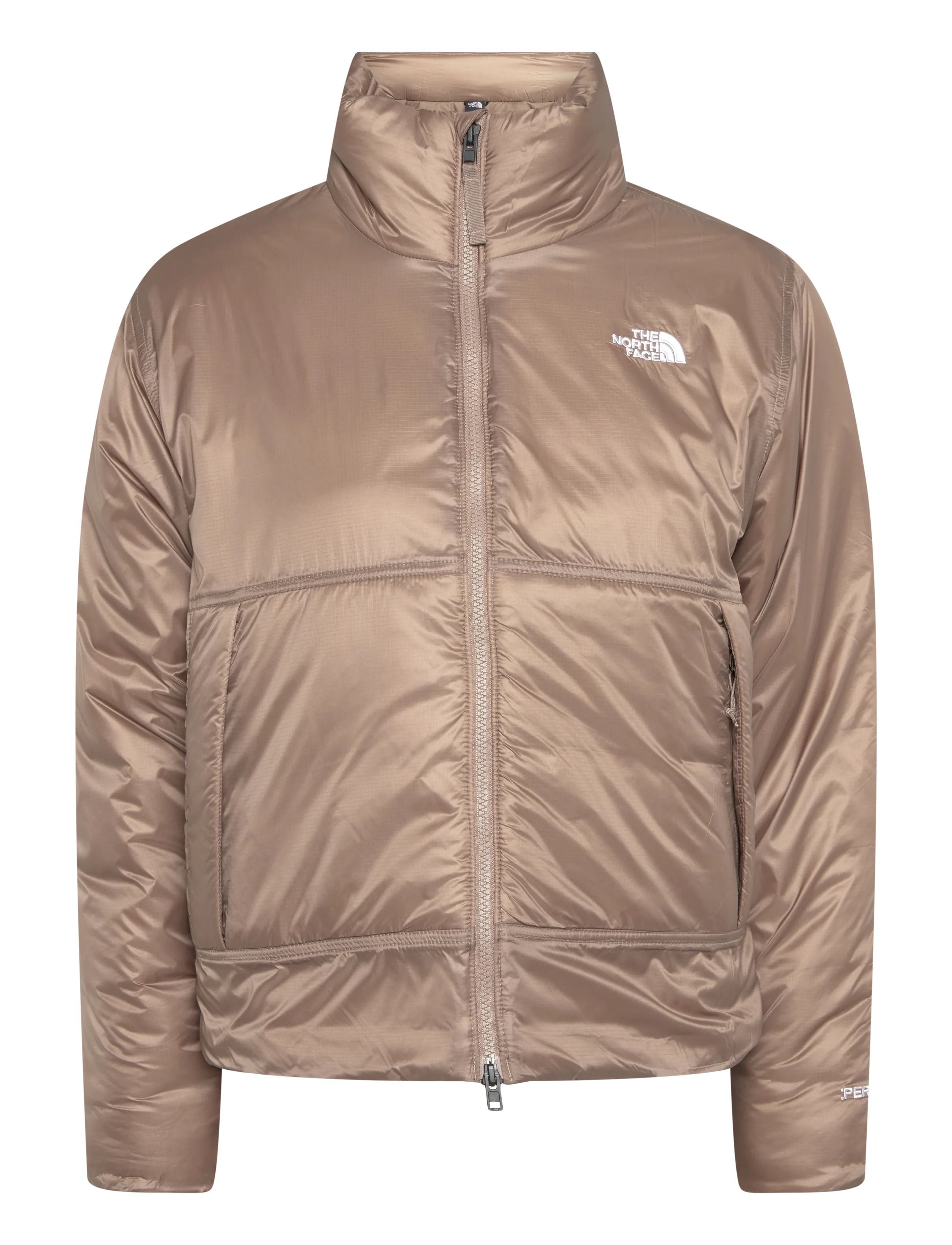The North Face W PERTEX EXPLORE JACKET - Kläder - GARNET / beige