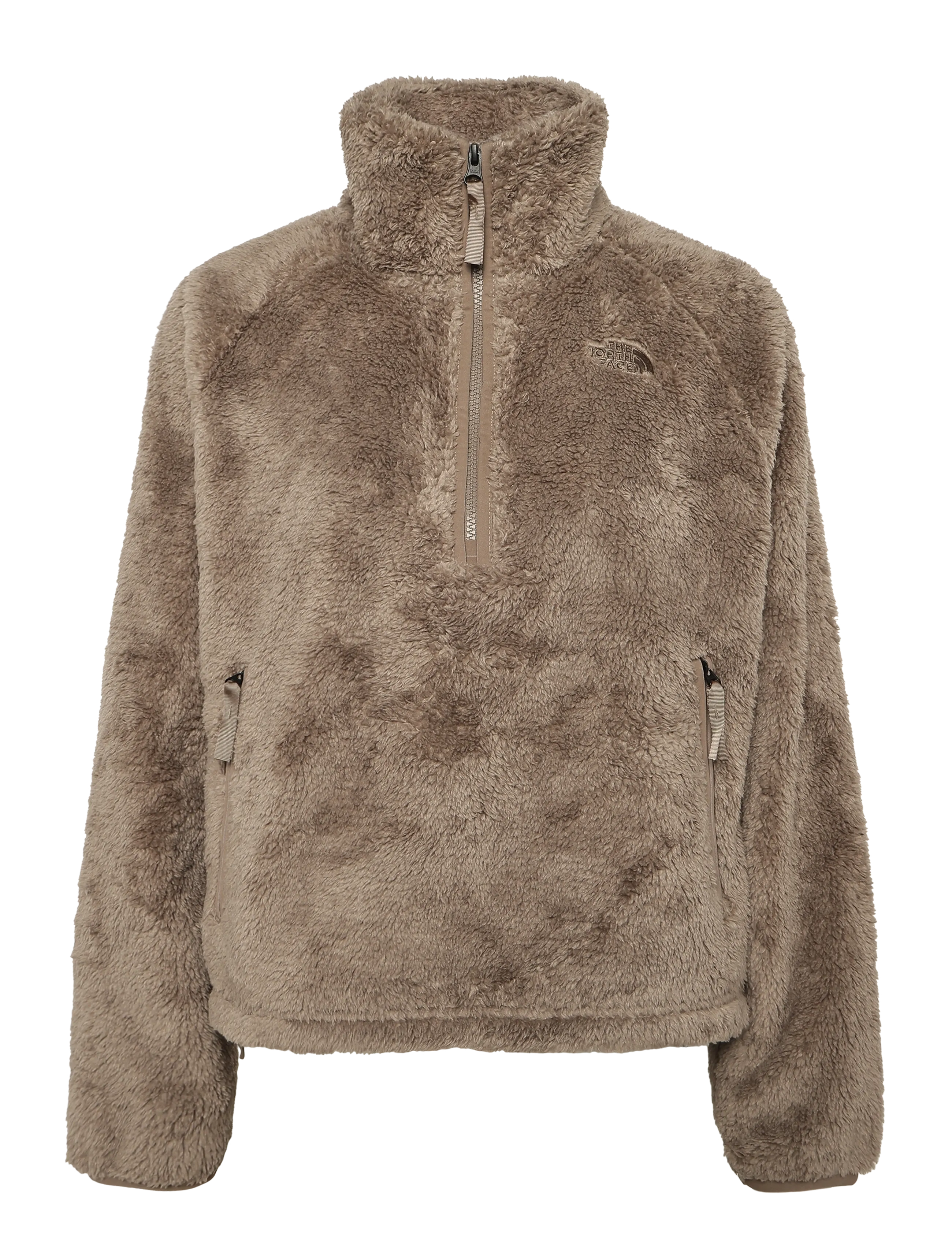 The North Face W Osito Evolve 1/2 Zip Jacket, Kvinder, Fleecejakke Med Halv Lynlås, Brun, Str: XL