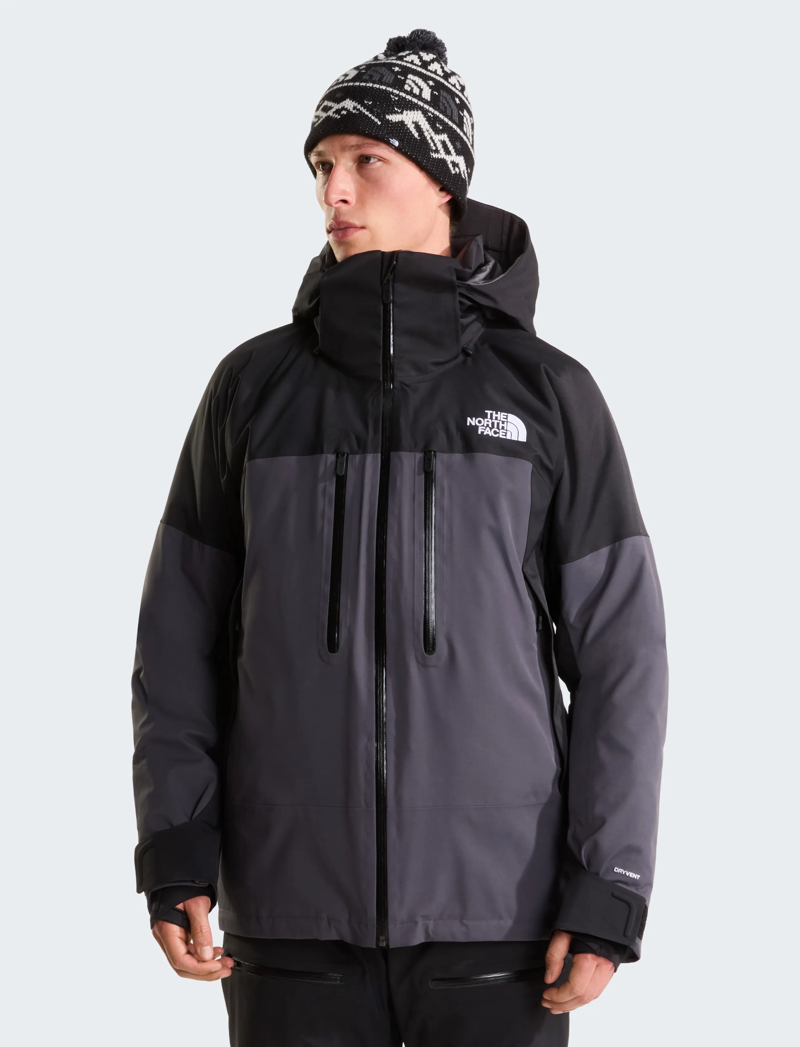 The North Face - M CHAKAL JACKET - ski-kleidung - anthracite grey/tnf bla - 0
