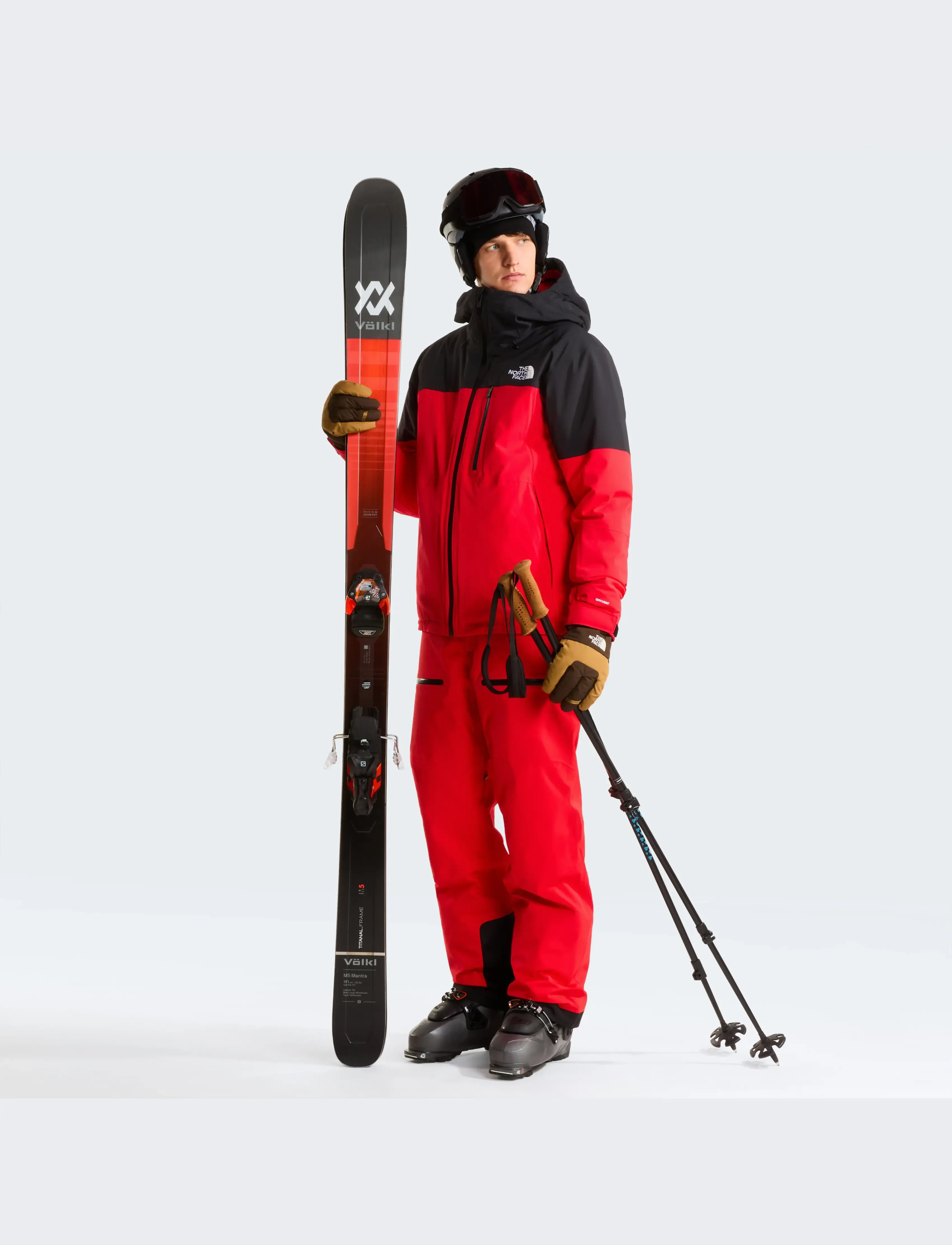 The North Face M FREEDOM INSULATED JACKET - Streetstyle - ELEVATION RED/TNF BLACK / red