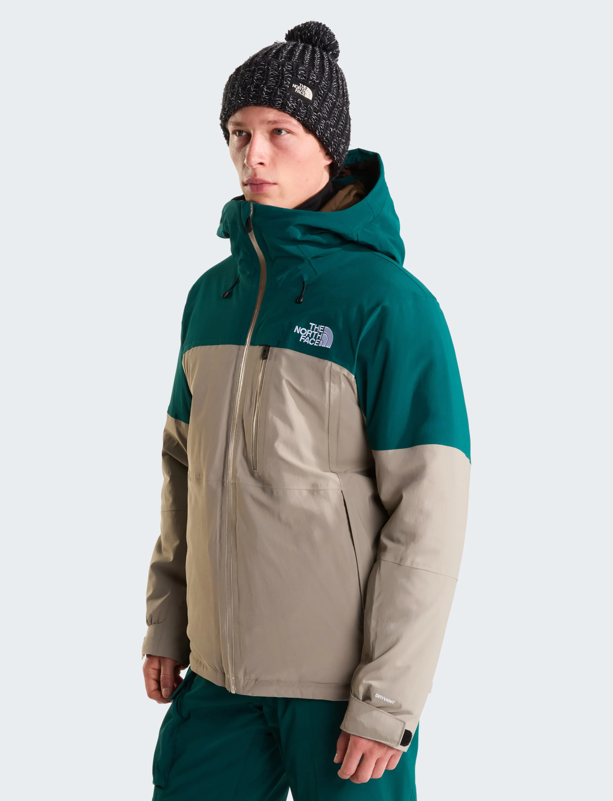 The North Face - M FREEDOM INSULATED JACKET - suusajoped - stone slab/pacific teal - 0