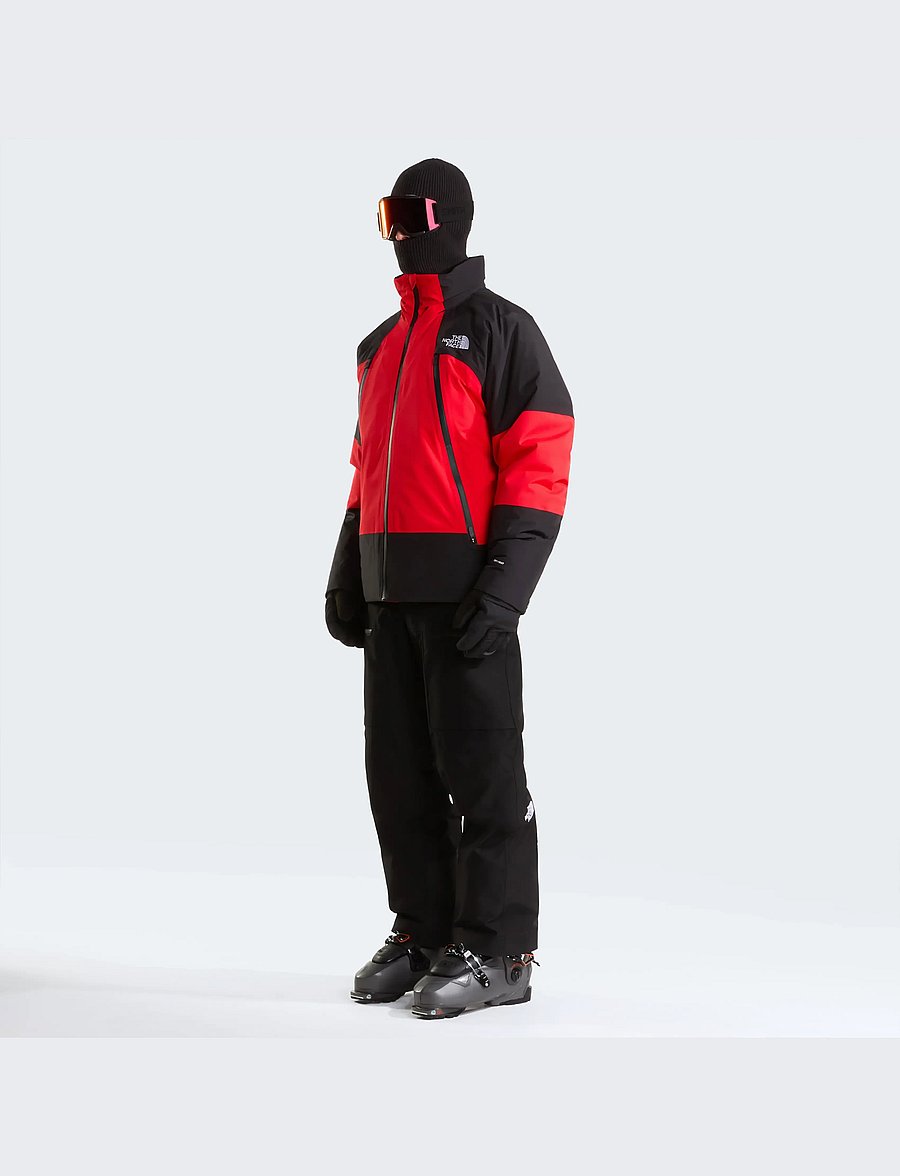 The North Face - M SNOWSQUALL JACKET - ski jackets - elevation red/tnf black - 3
