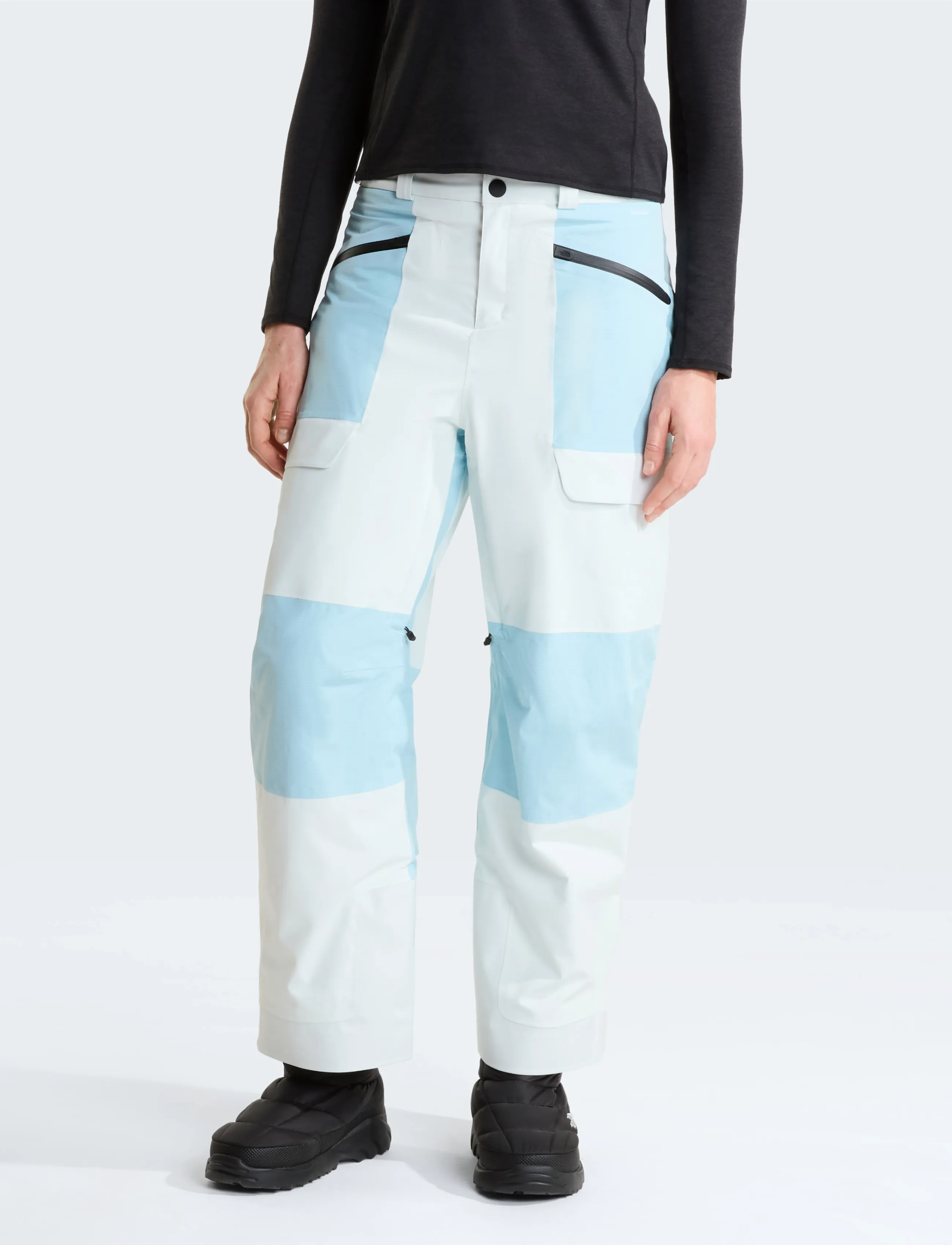 The North Face W Powstar Pant, Sport Ski Pants, Blå, Str: XL