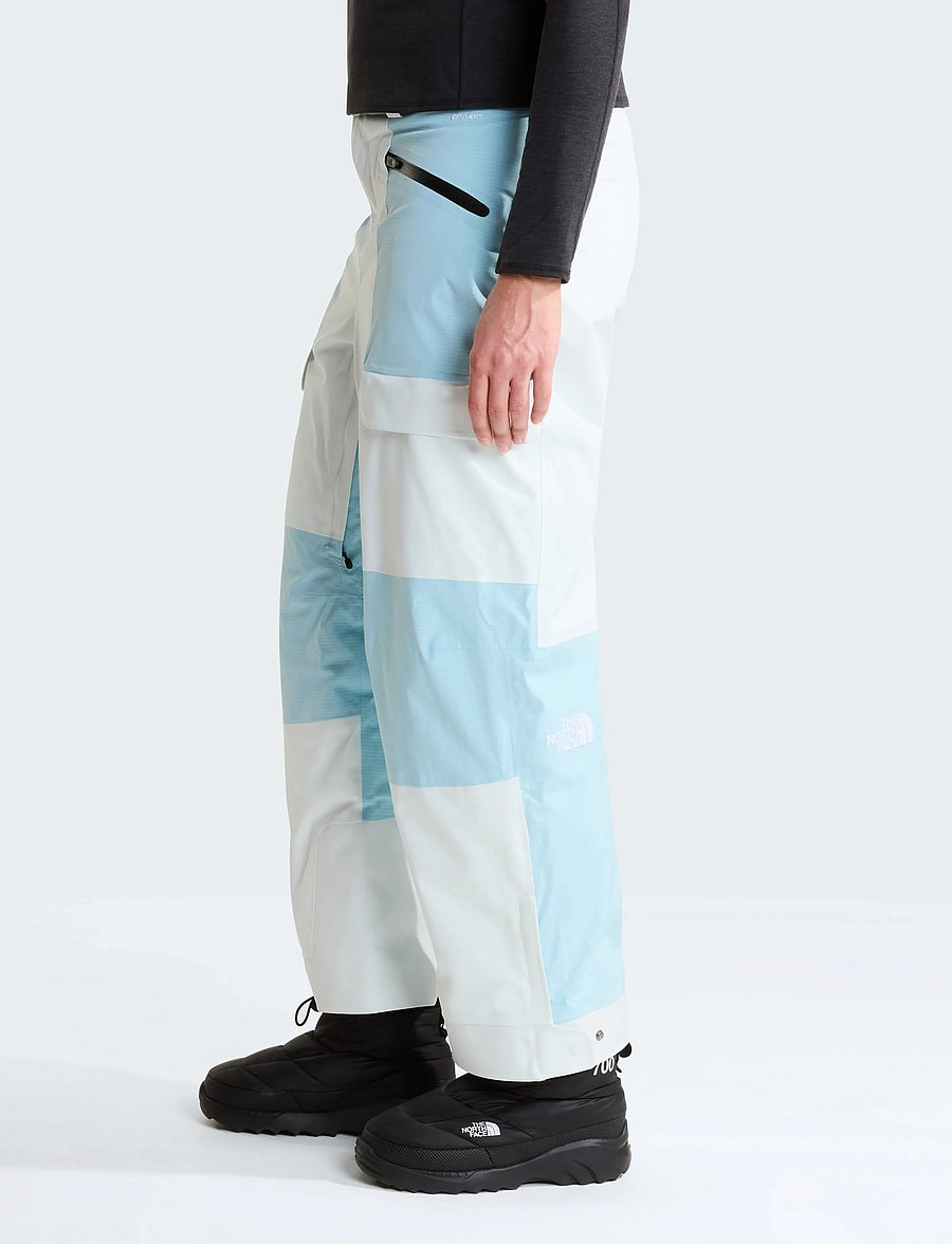 The North Face - W POWSTAR PANT - skidkläder - glacier/pearl stone - 4