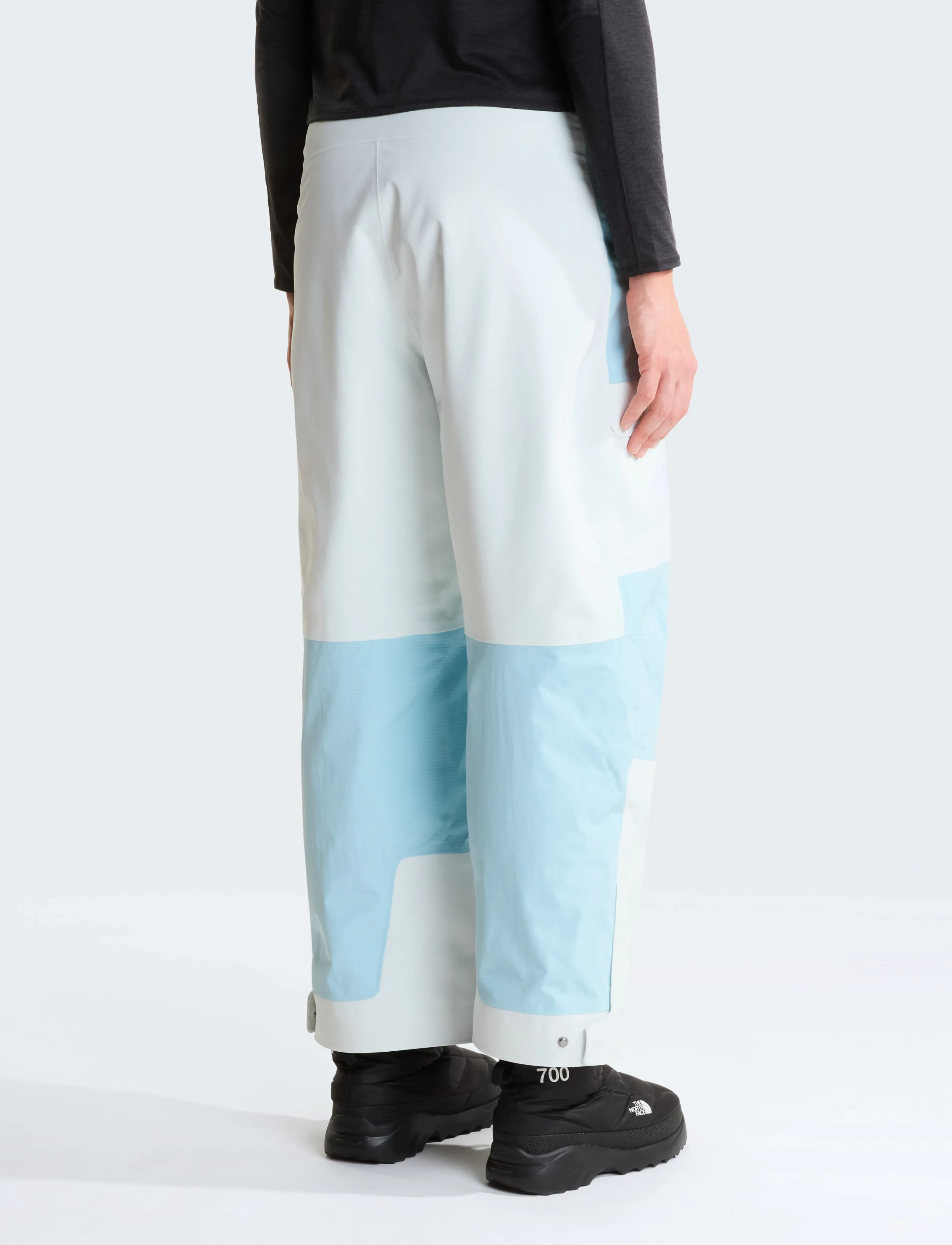 The North Face - W POWSTAR PANT - skidkläder - glacier/pearl stone - 5