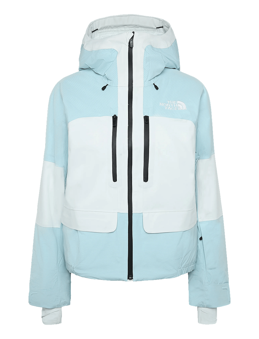 The North Face - W POWSTAR JACKET - skidkläder - glacier/pearl stone - 1