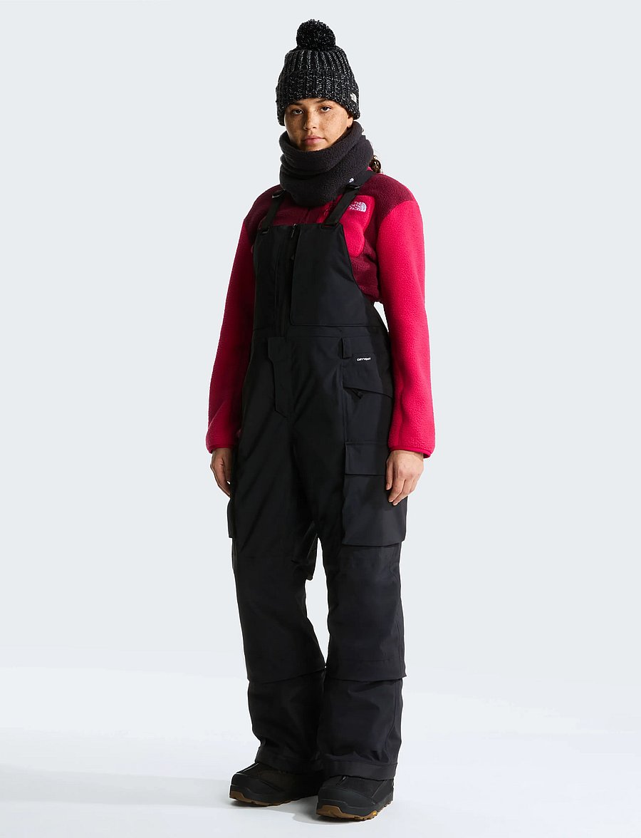 The North Face - W FREEDOM INSULATED BIB - ski-kleidung - tnf black - 0