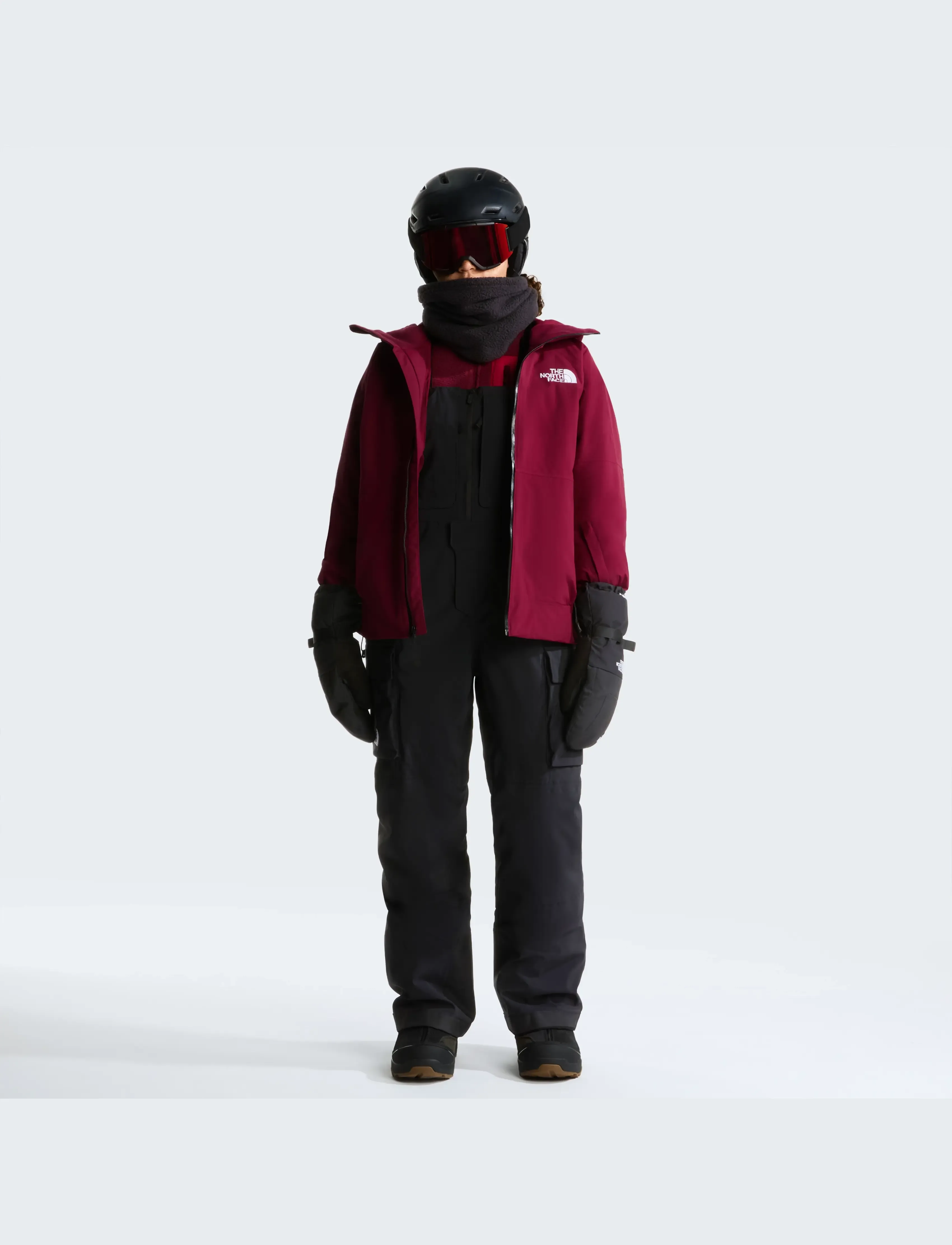 The North Face - W FREEDOM INSULATED BIB - ski wear - tnf black - 3