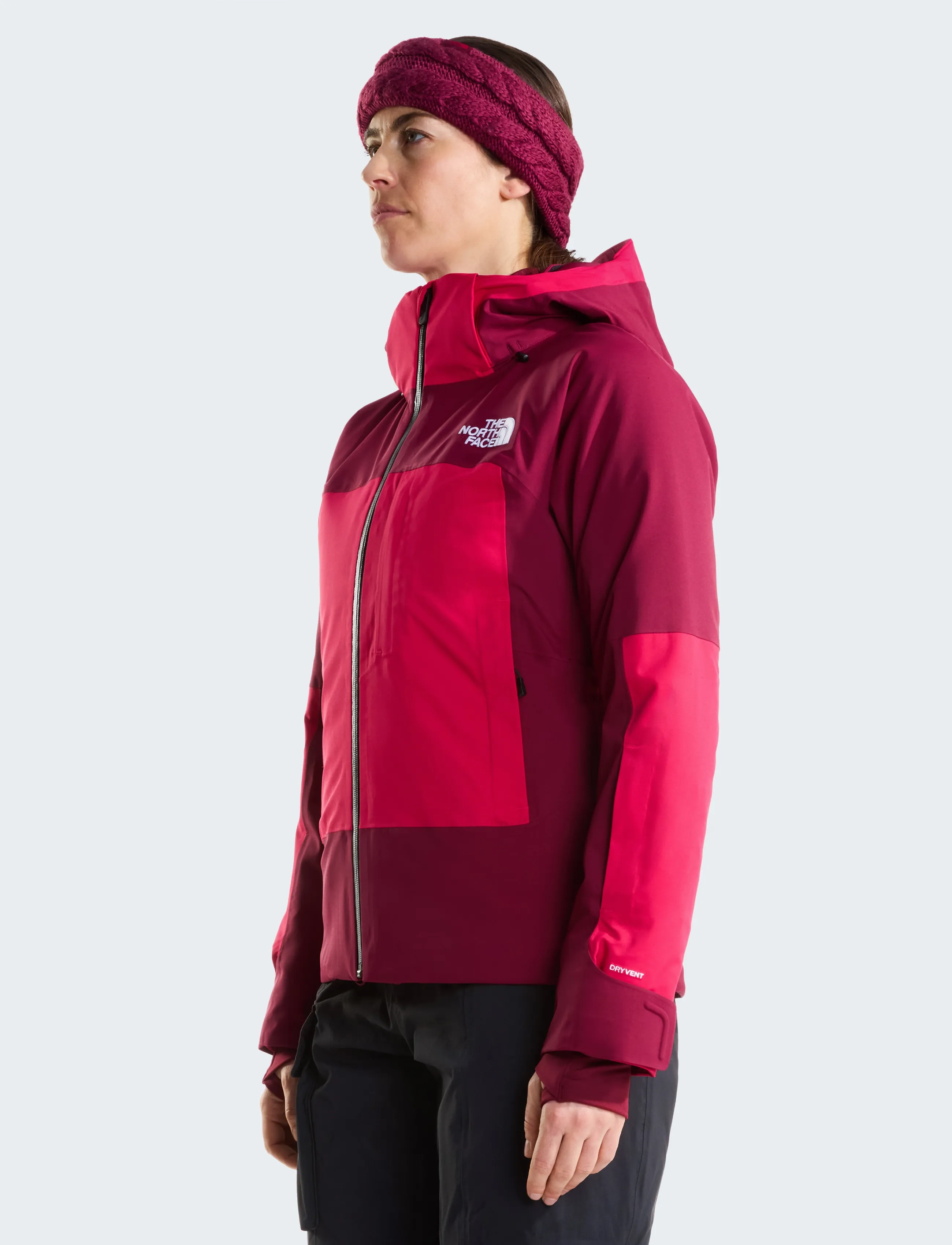 The North Face W Lenado Jacket, Damen, Skijacke, Burgunderrot, Gr.L