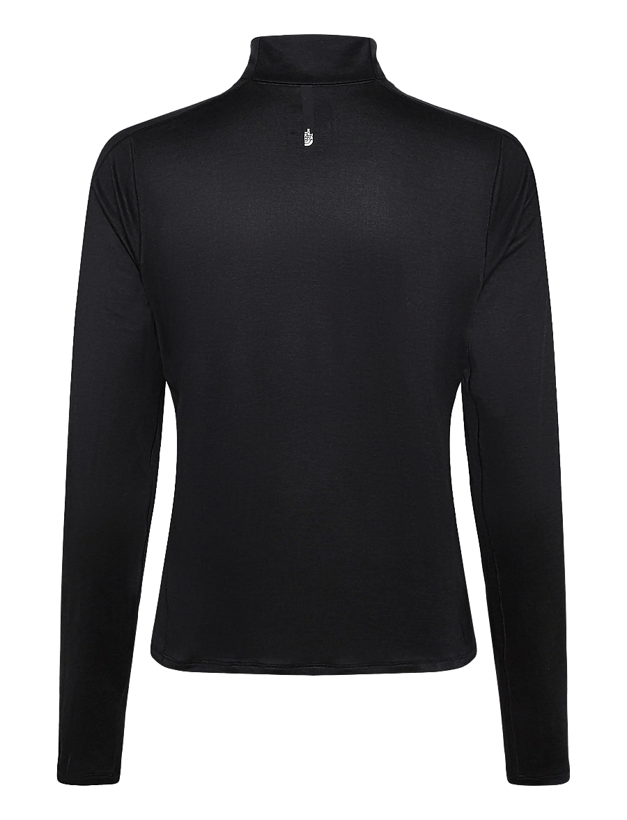 The North Face - W JAIDA 1/4 ZIP - pikkade varrukatega alussärgid - tnf black dark heather - 2
