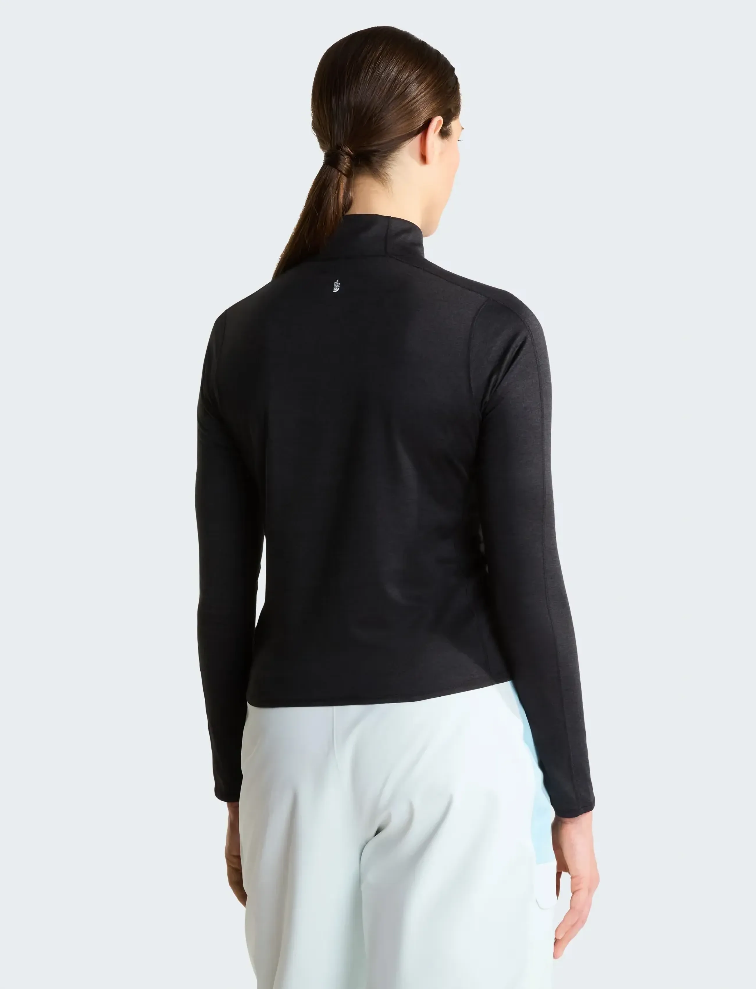 The North Face - W JAIDA 1/4 ZIP - långärmade tröjor - tnf black dark heather - 5