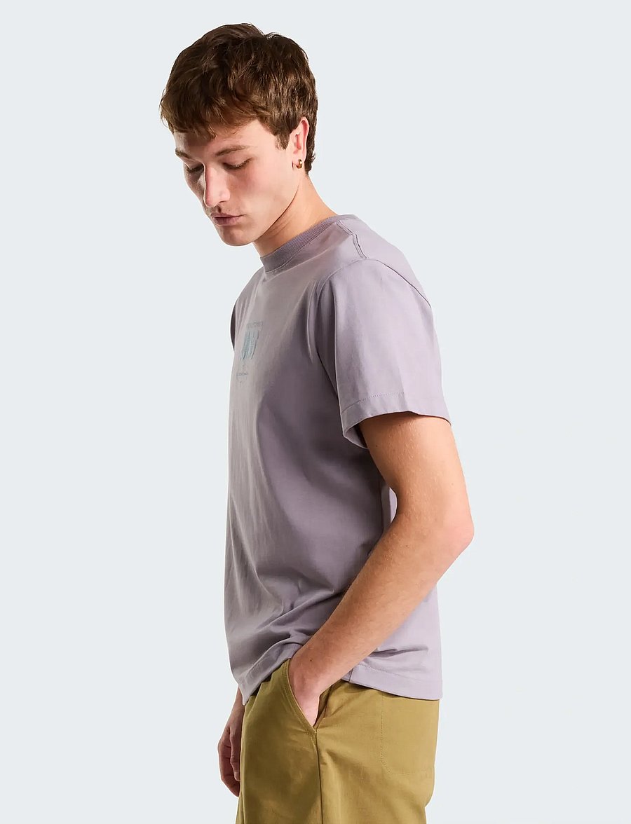 The North Face - M TRACK RELAXED SHORT SLEEVE TEE-GRAPHIC - oberteile & t-shirts - transcendent grey - 4
