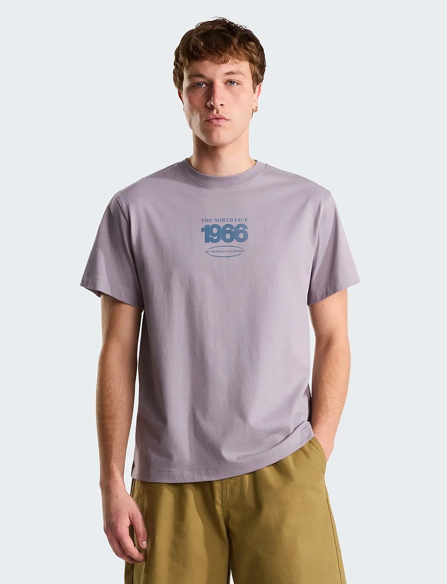The North Face - M TRACK RELAXED SHORT SLEEVE TEE-GRAPHIC - oberteile & t-shirts - transcendent grey - 5