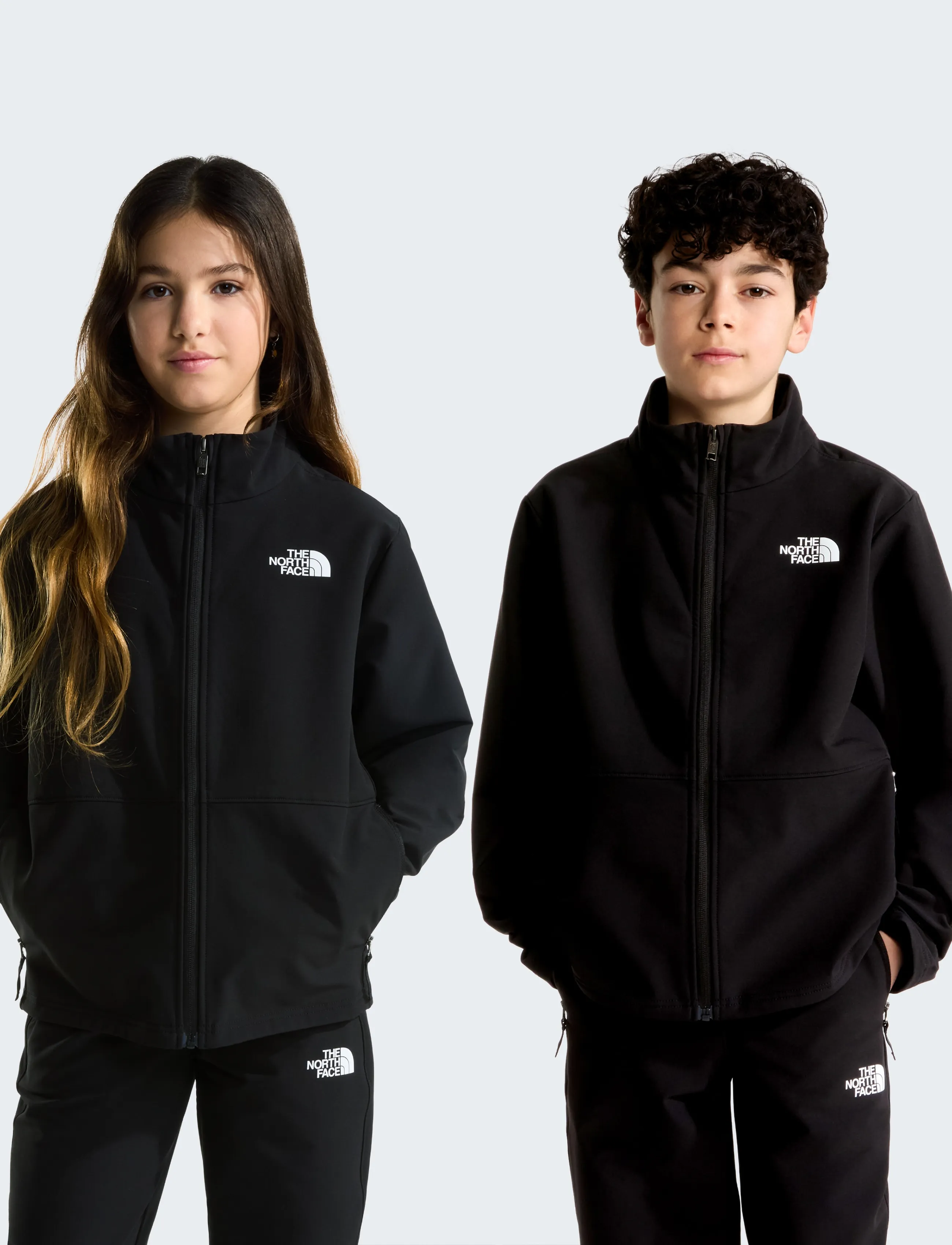 The North Face Teen Perlino Softshell Jacket, XS, Softshells, Schwarz - Jackets, Kinder