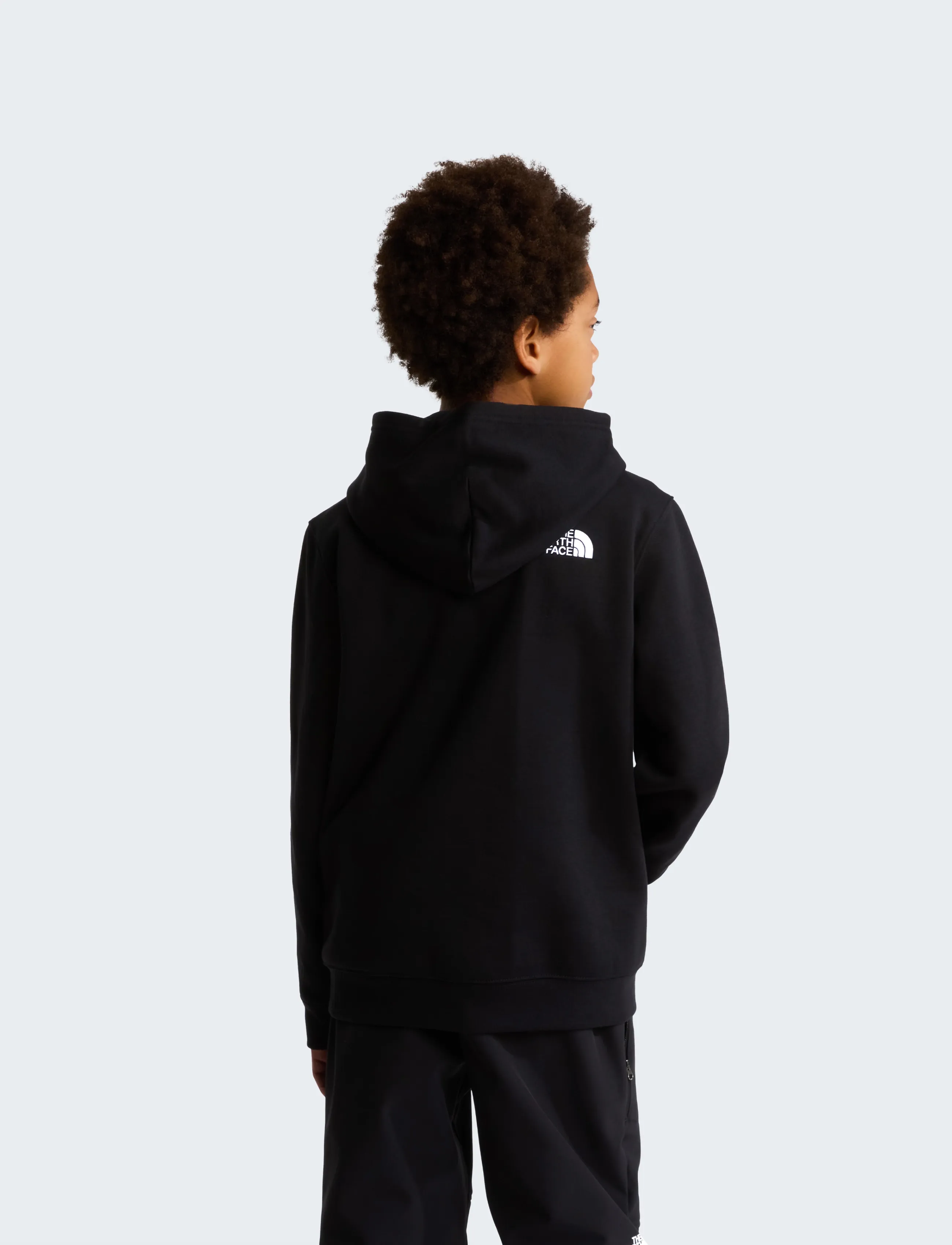 The North Face - TEEN TNF ESSENTIAL DREW PEAK HOODIE - kapuutsiga dressipluusid - tnf black - 5