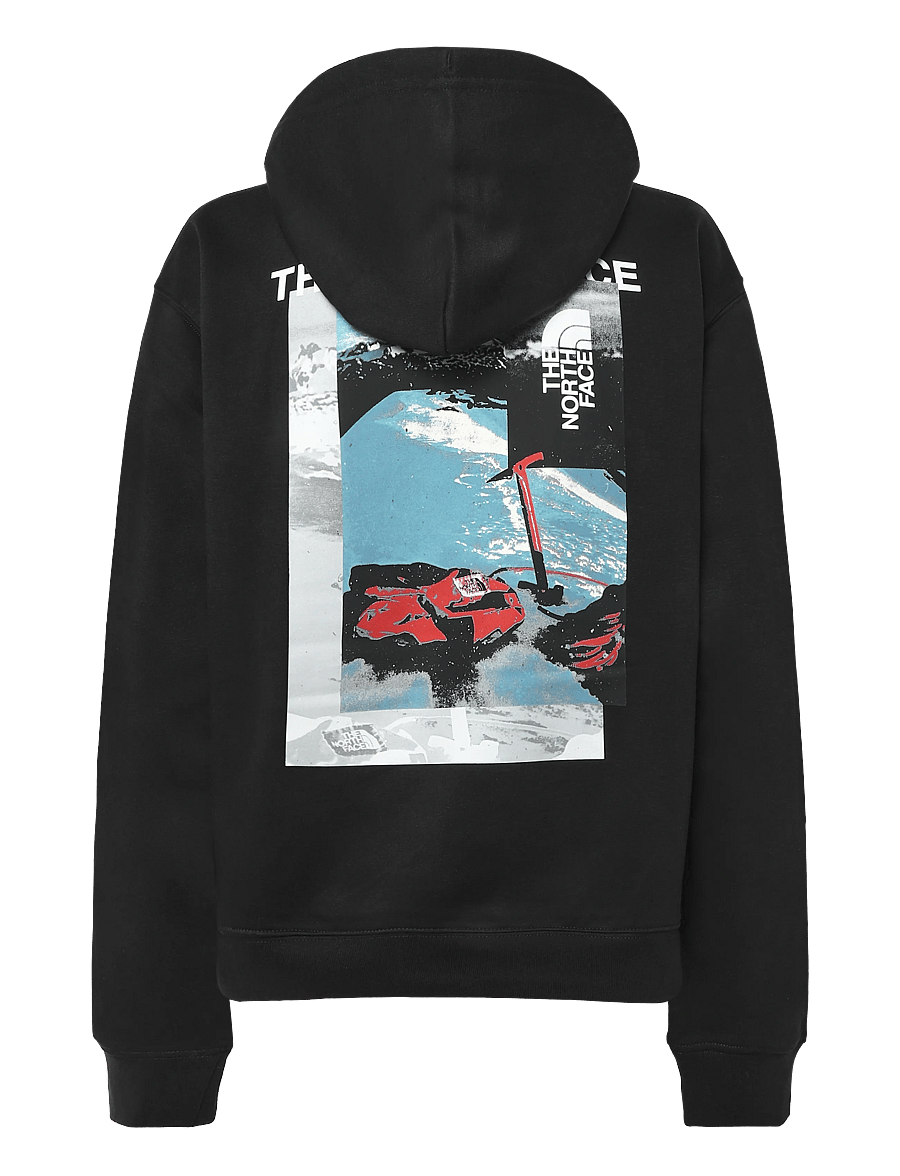 The North Face - M APEX '75 COLLAGE RELAXED HOODIE - sweatshirts - tnf black - 2