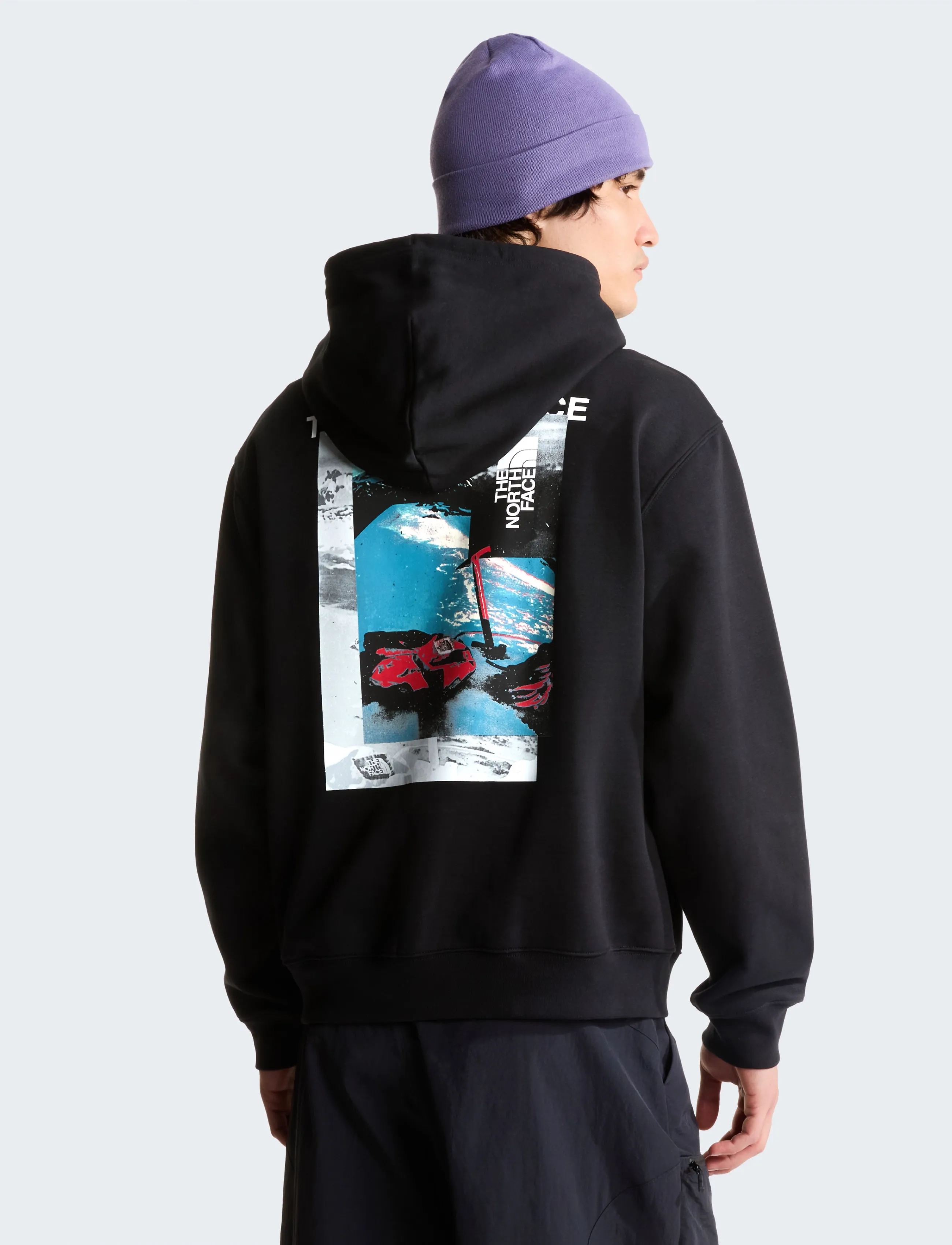 The North Face M APEX '75 COLLAGE RELAXED HOODIE - Nach Stil kaufen - TNF BLACK / black