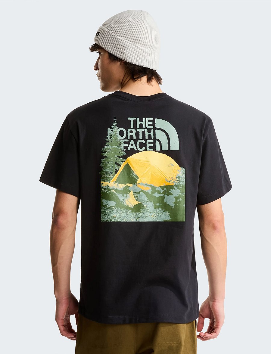 The North Face - M PITCH A TENT RELAXED SS TEE - t-shirts - tnf black - 0